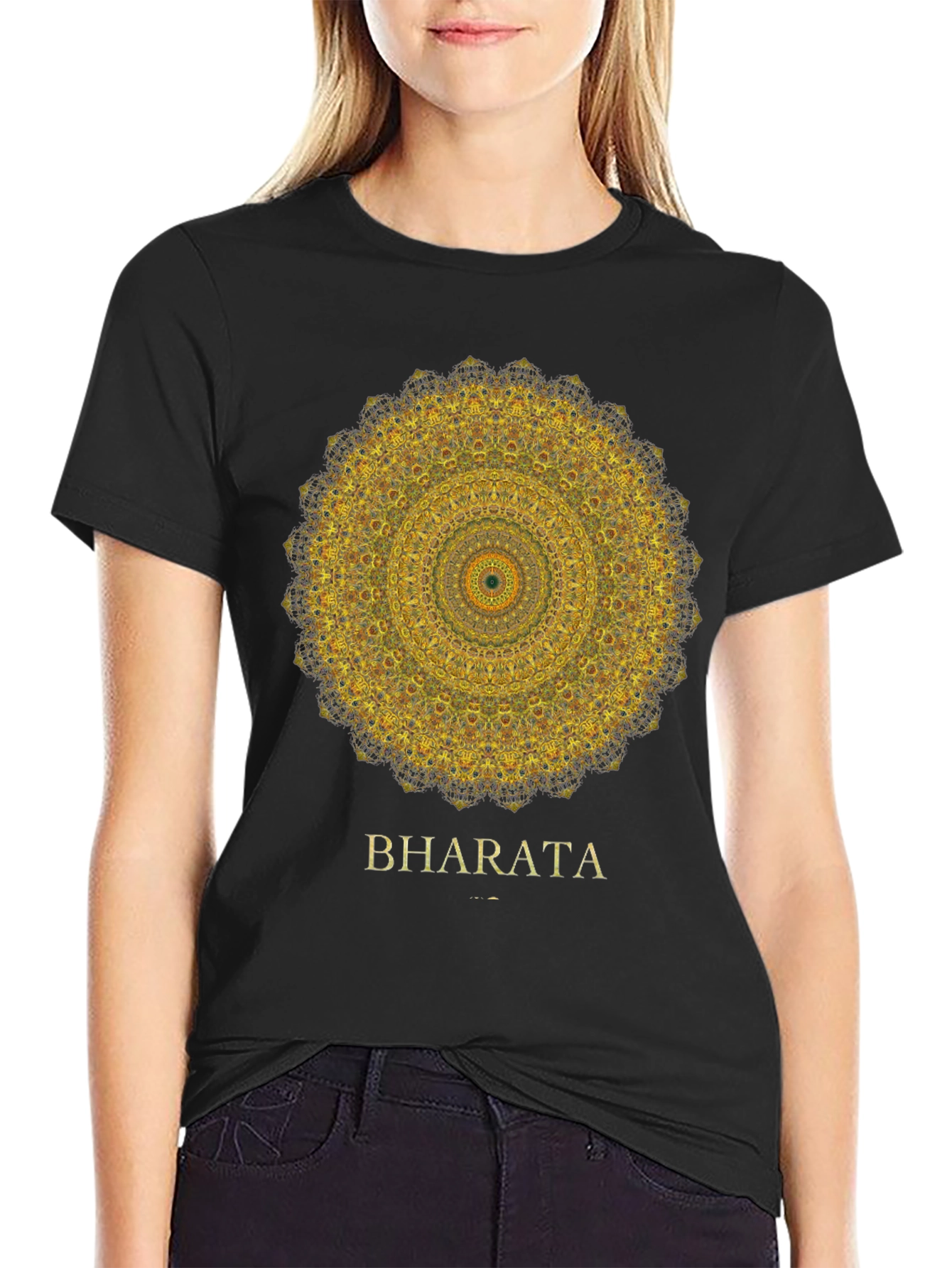 Bharata Mandala Black T-Shirt