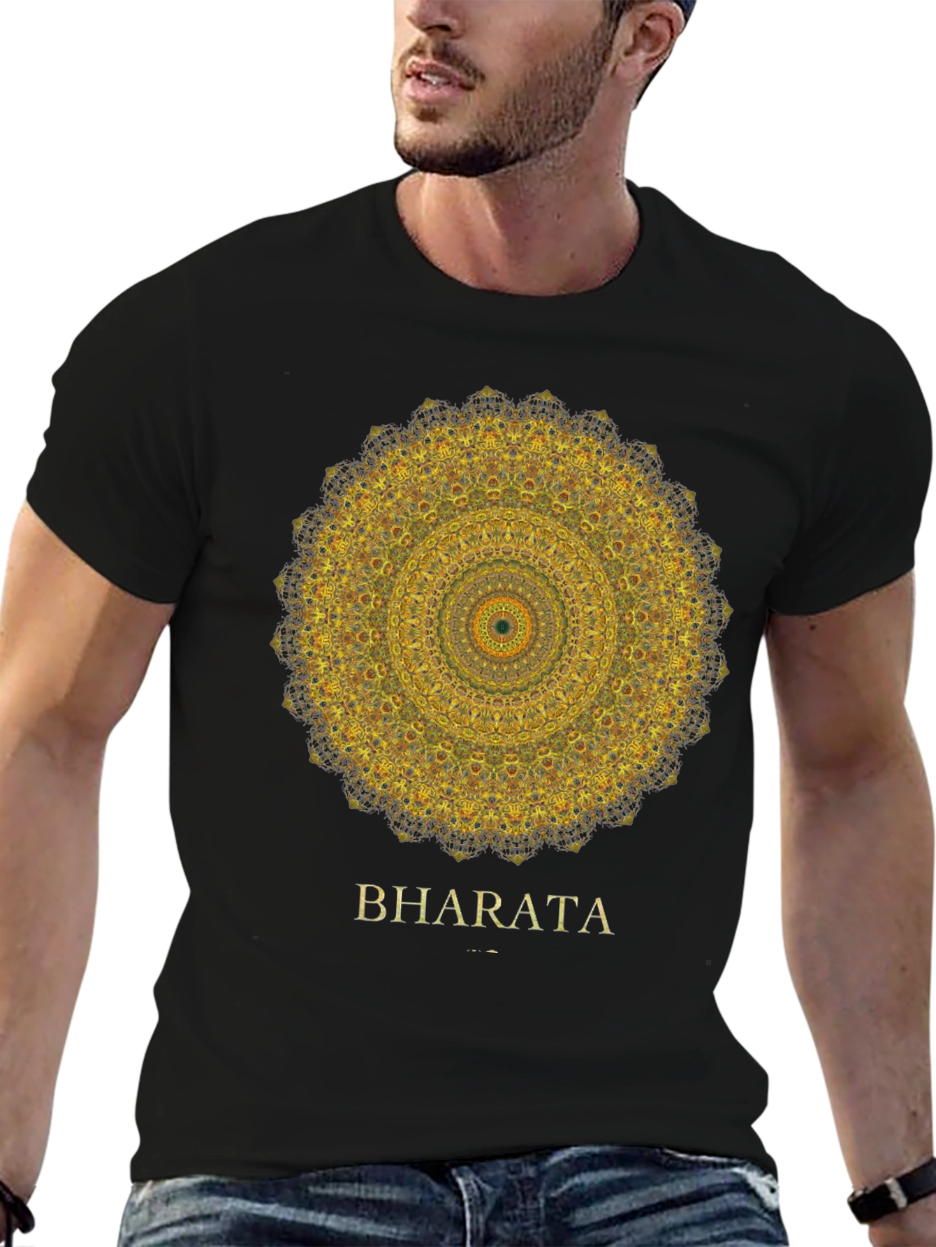 Bharata Mandala Black T-Shirt