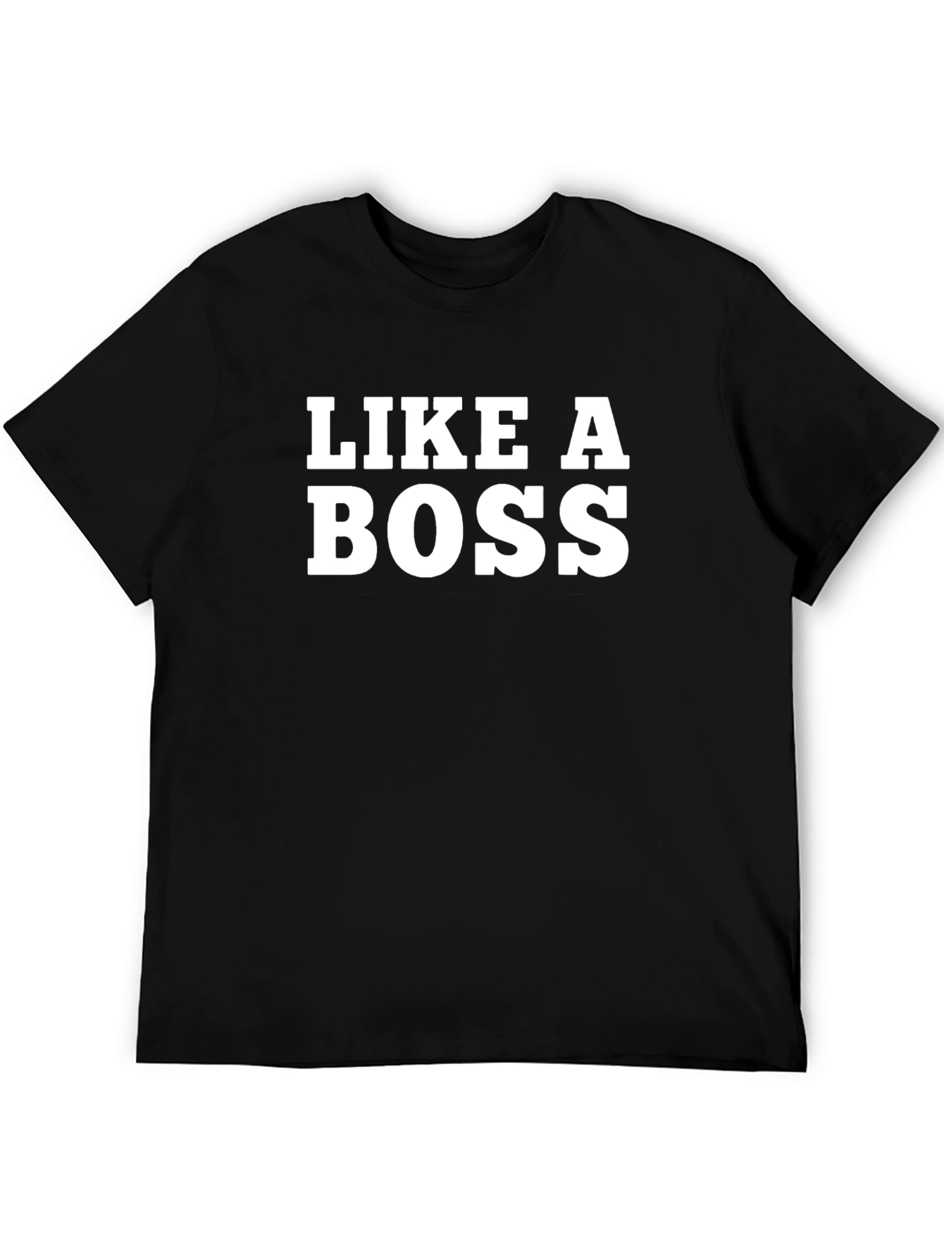 Like a Boss Graphic Tee - Mens Black T-Shirt