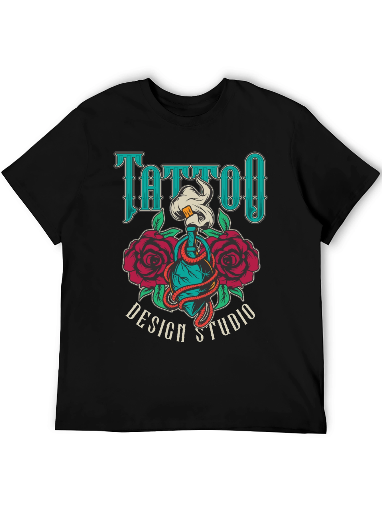 Tattoo Design Studio T-Shirt - Cool Graphic Tee