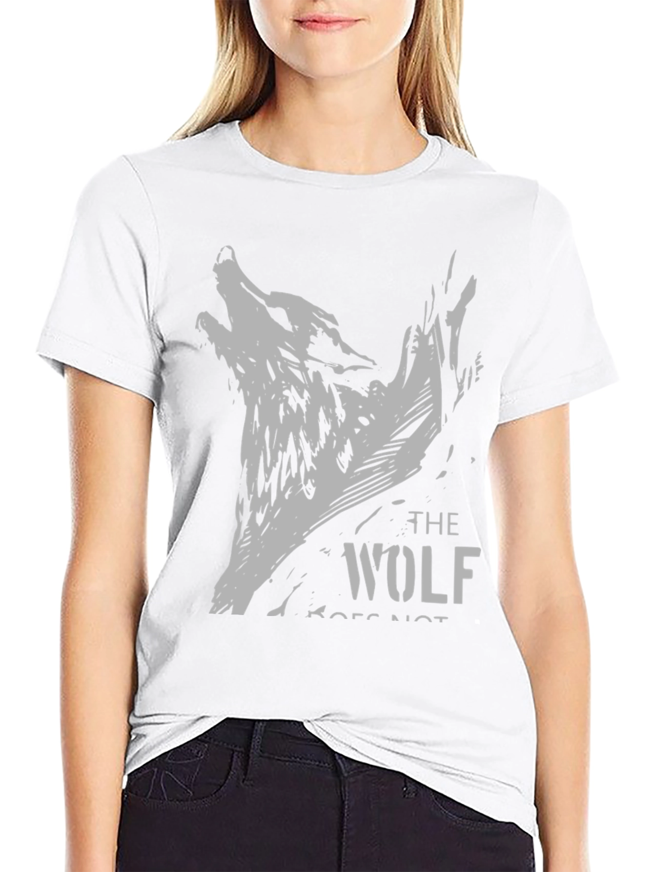 The Wolf T-Shirt - Black Graphic Tee