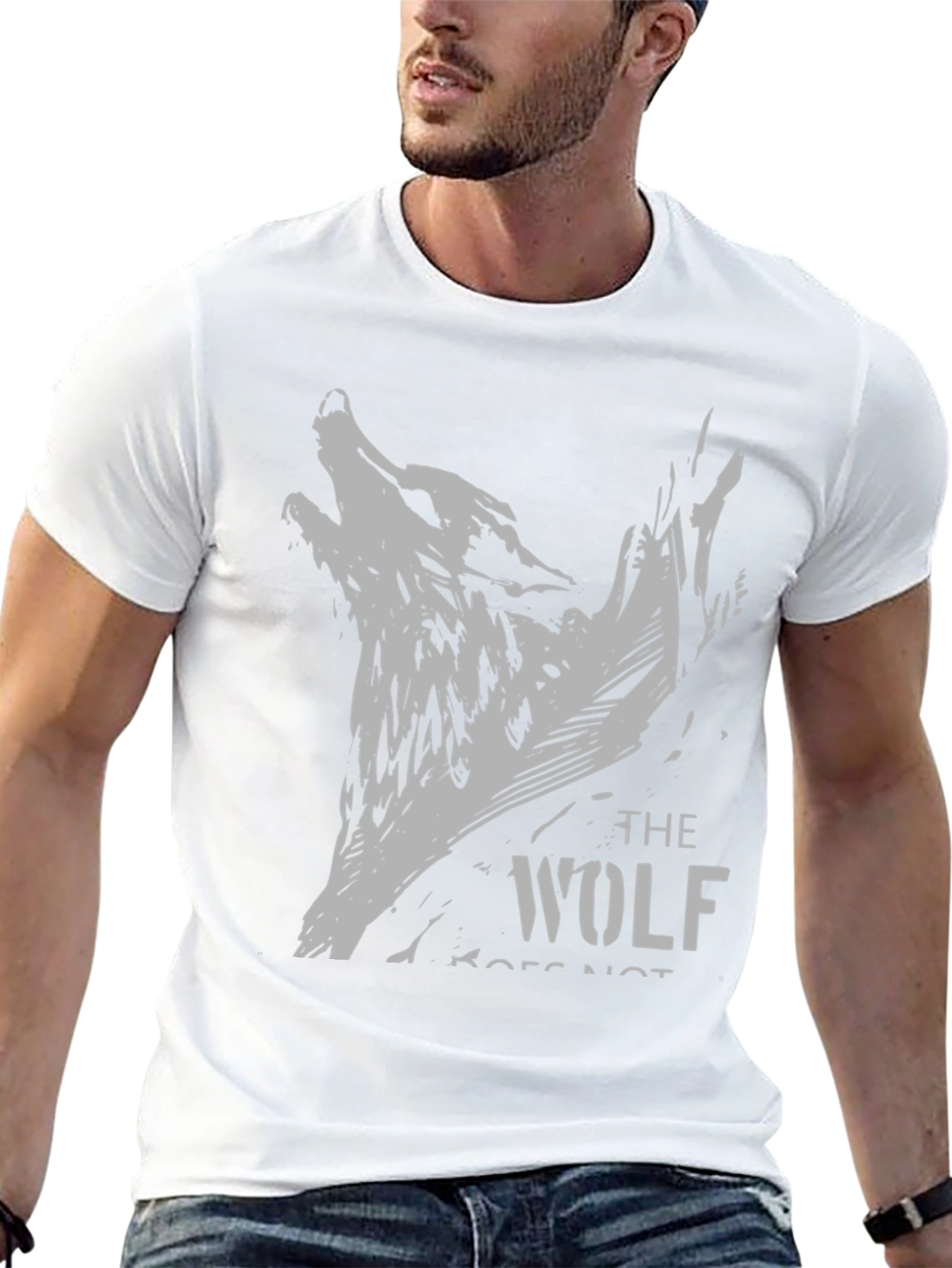 The Wolf T-Shirt - Black Graphic Tee