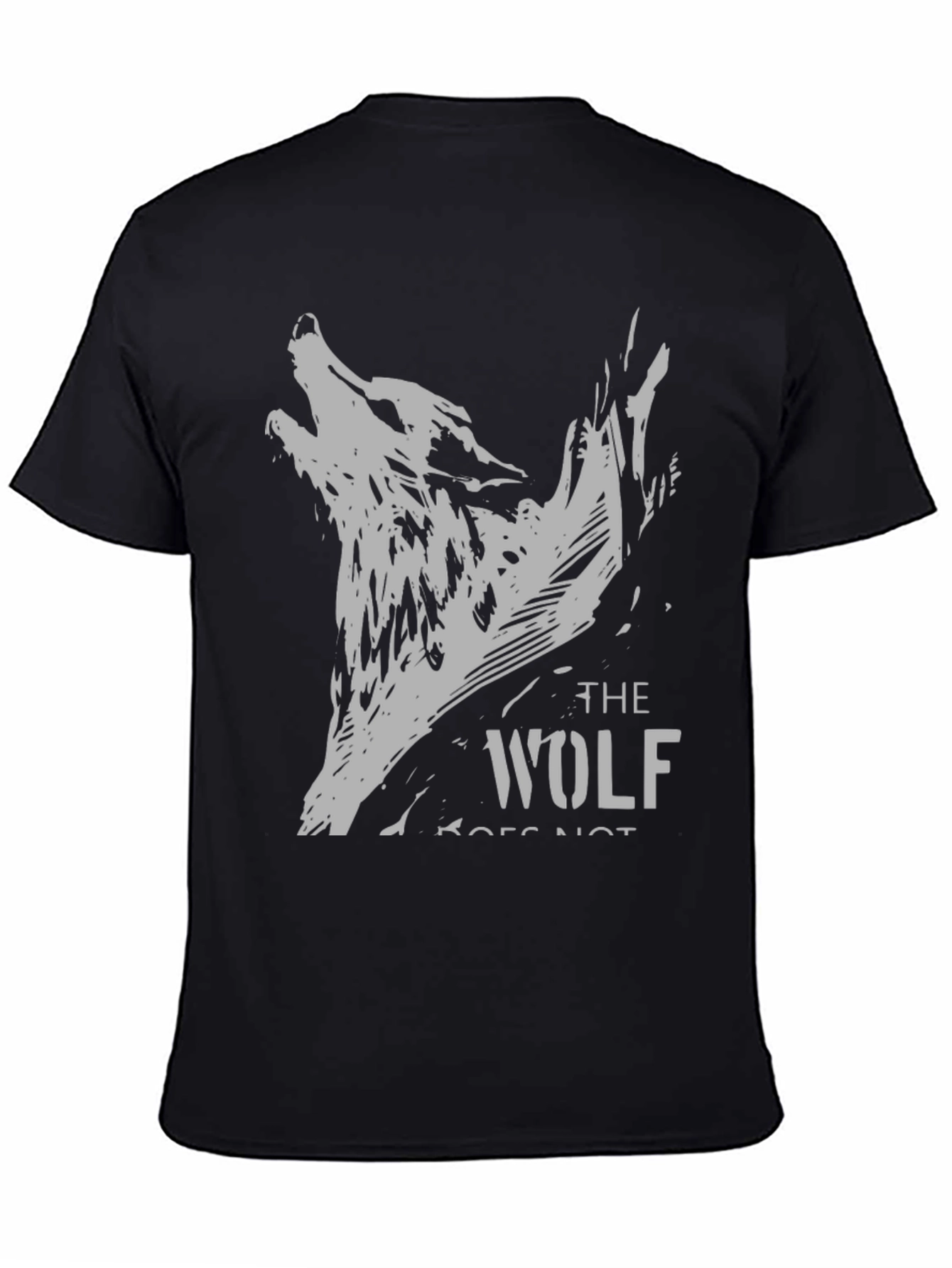 The Wolf T-Shirt - Black Graphic Tee