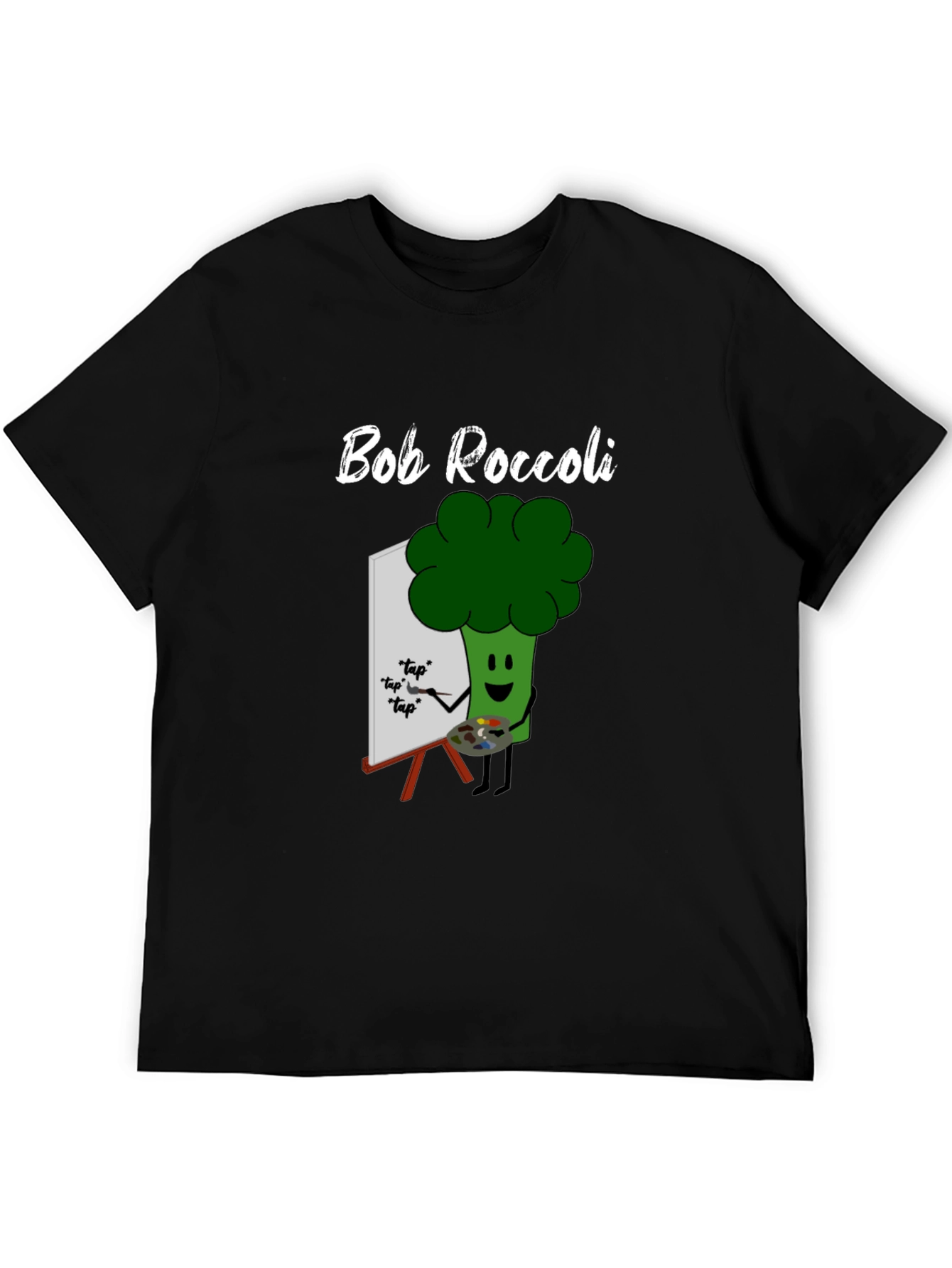 Bob Roccoli T-Shirt: Funny Broccoli Artist Tee