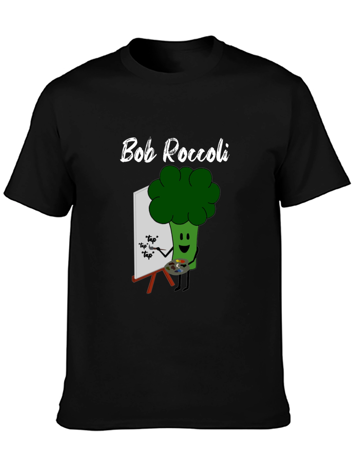 Bob Roccoli T-Shirt: Funny Broccoli Artist Tee