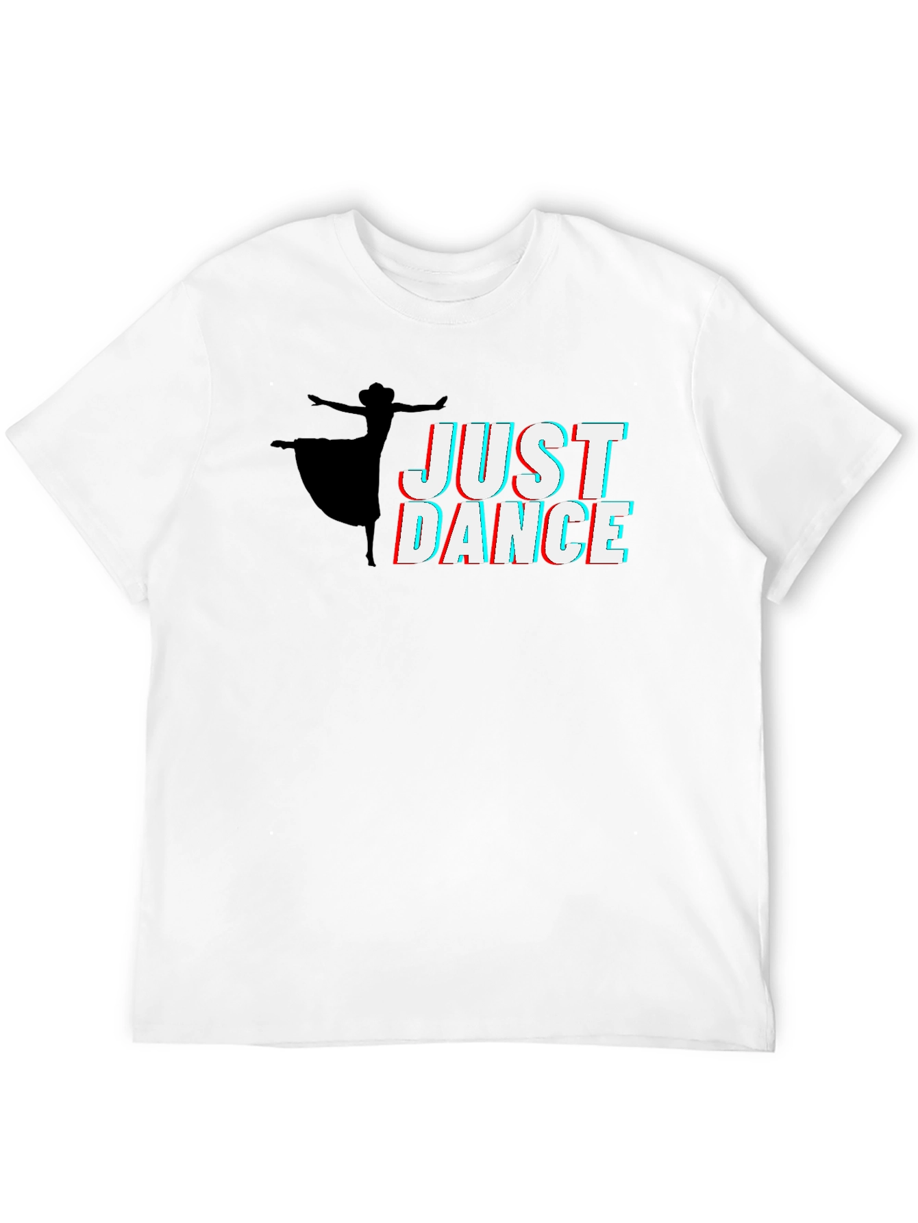 Just Dance Graphic Tee - Black Cotton Shirt