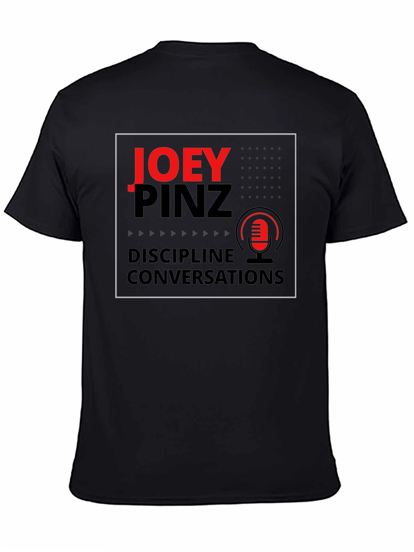 Joey Pinz Podcast Black T-Shirt