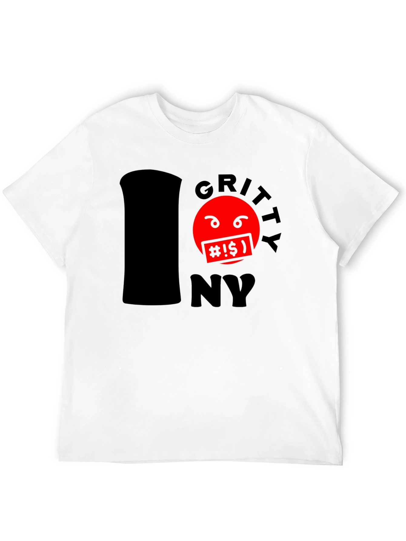 Gritty NY T-Shirt - Black Cotton Blend Tee