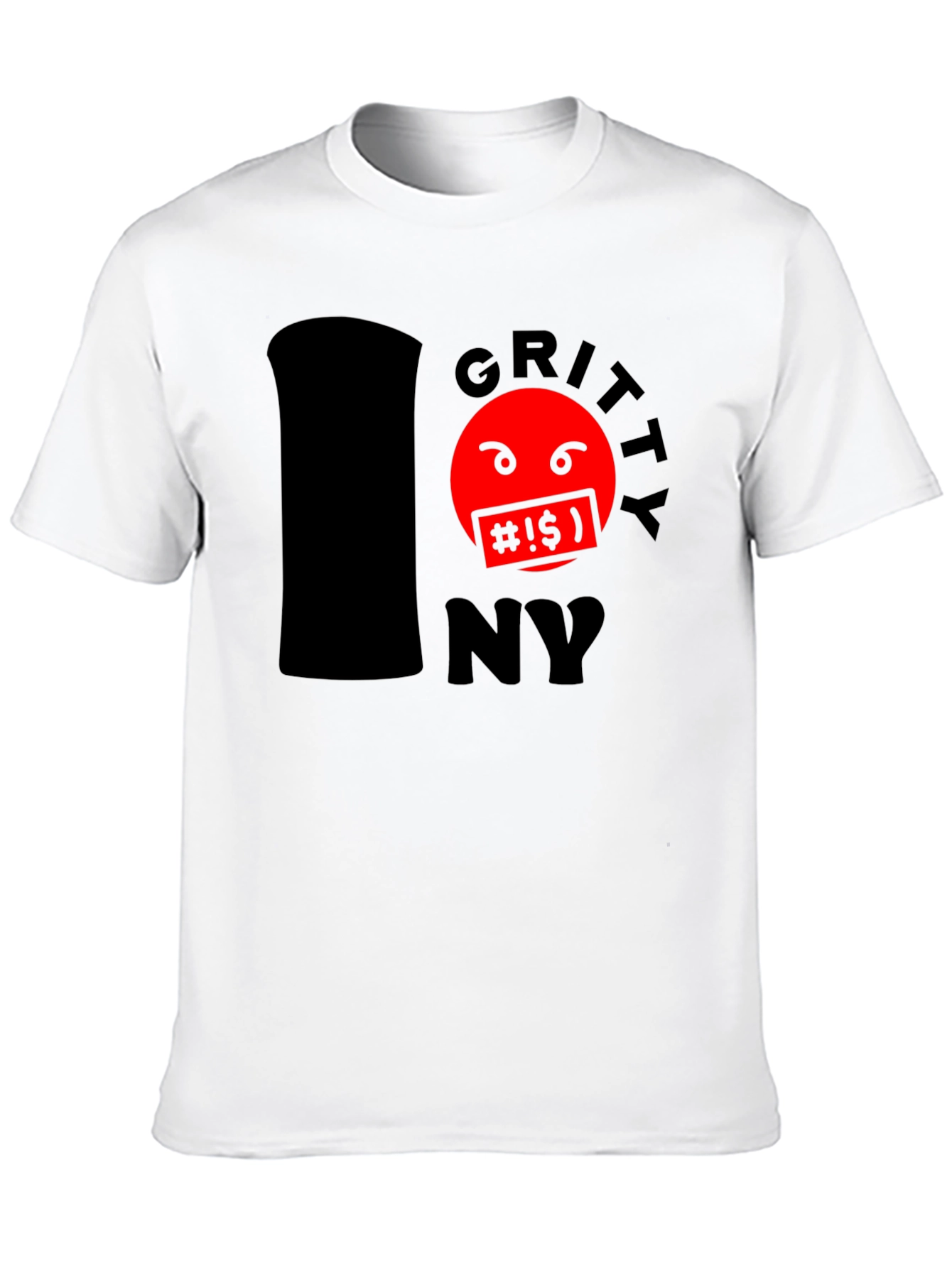 Gritty NY T-Shirt - Black Cotton Blend Tee