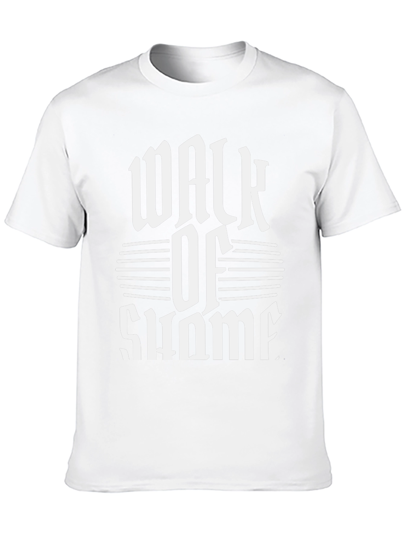 Walk of Shame Graphic Tee - Black Cotton T-Shirt