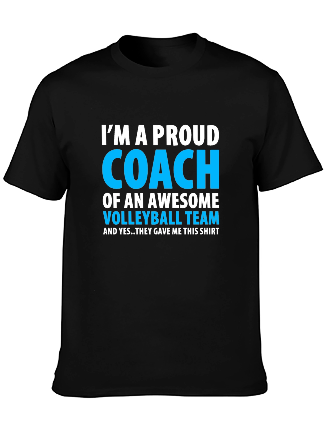 Proud Volleyball Coach Graphic Tee - Awesome Team Gift