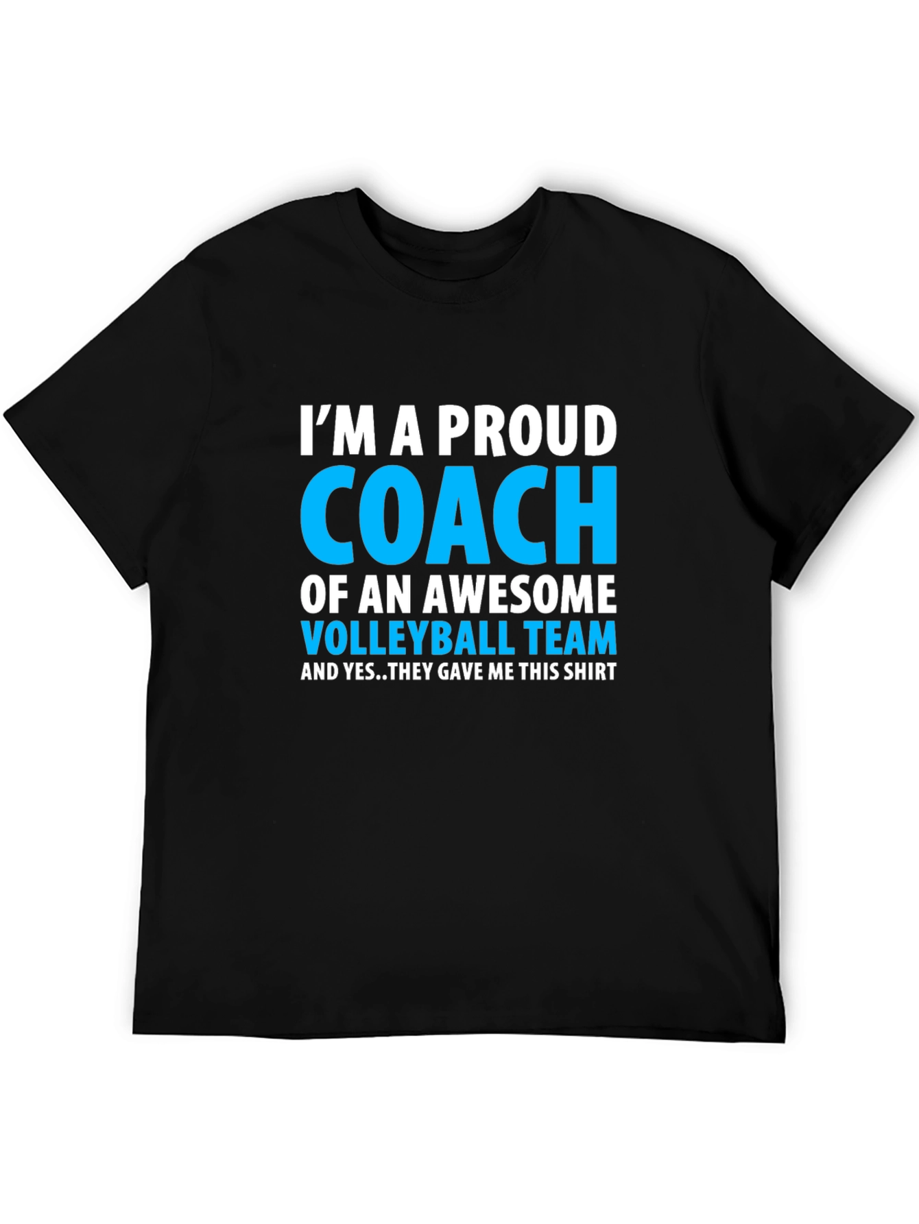 Proud Volleyball Coach Graphic Tee - Awesome Team Gift