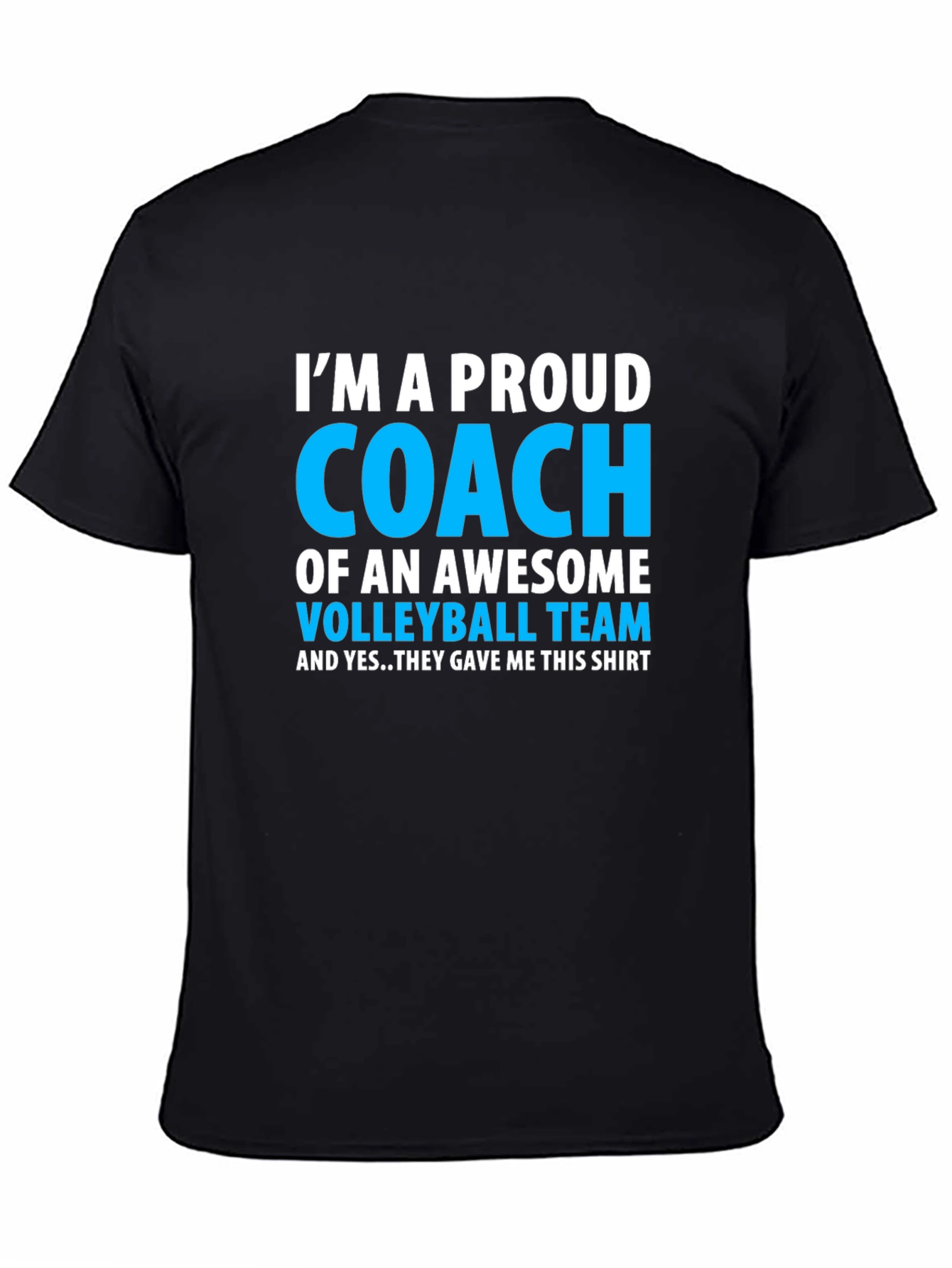Proud Volleyball Coach Graphic Tee - Awesome Team Gift