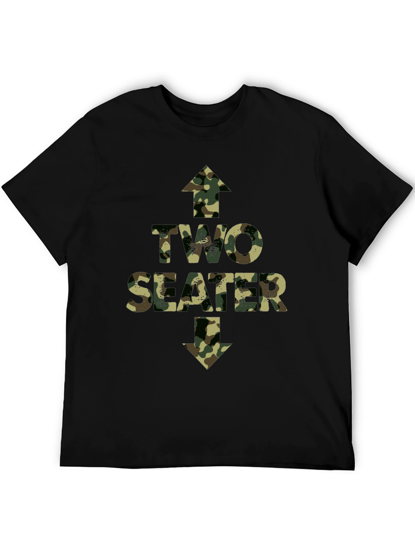 Two Seater Camo Print T-Shirt