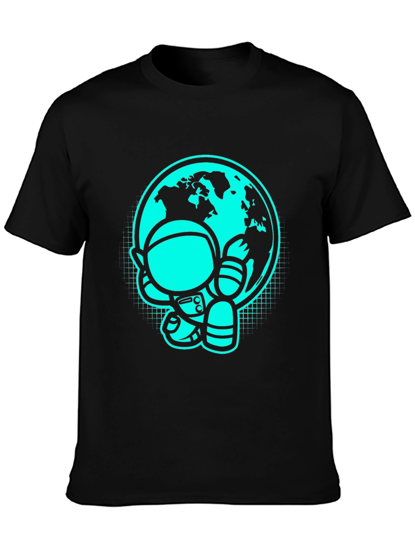 Astronaut Earth Graphic Print Tee