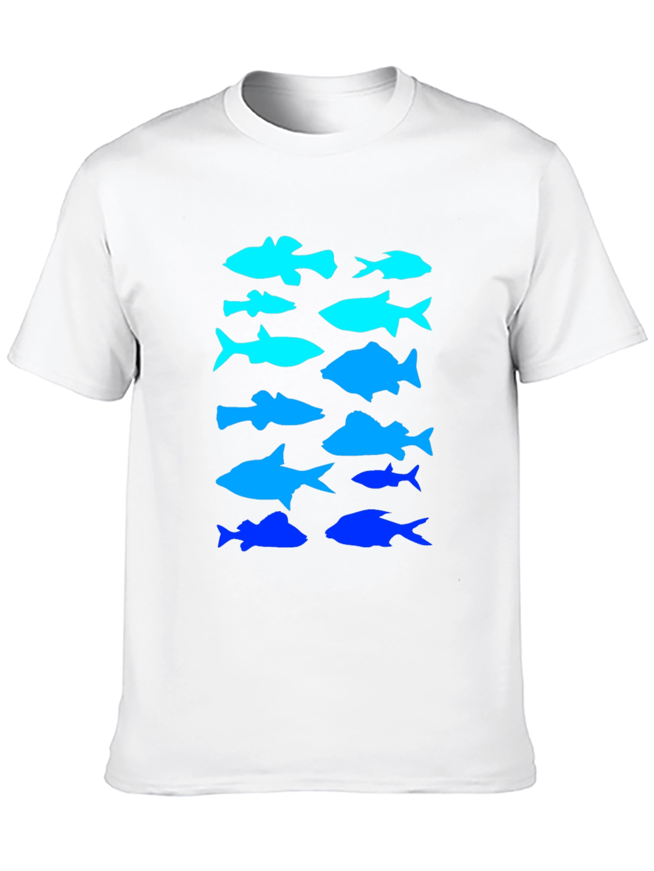 Blue Fish T-Shirt - Unique Aquatic Design