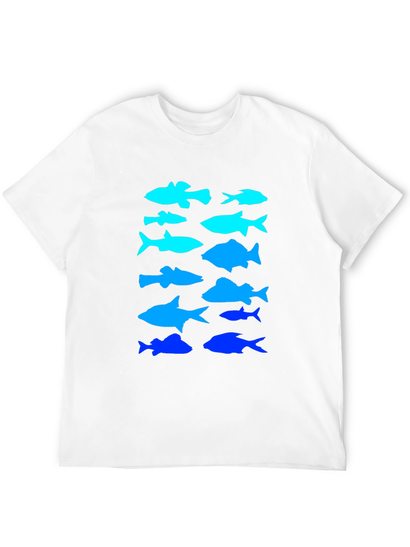 Blue Fish T-Shirt - Unique Aquatic Design