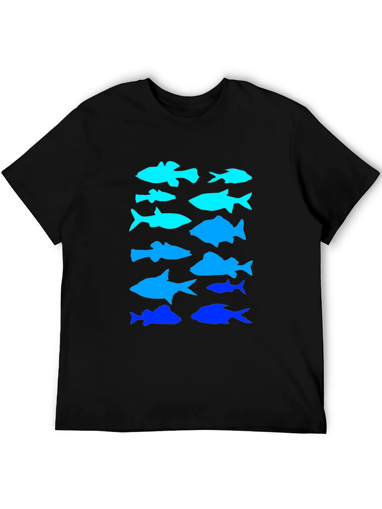Blue Fish T-Shirt - Unique Aquatic Design