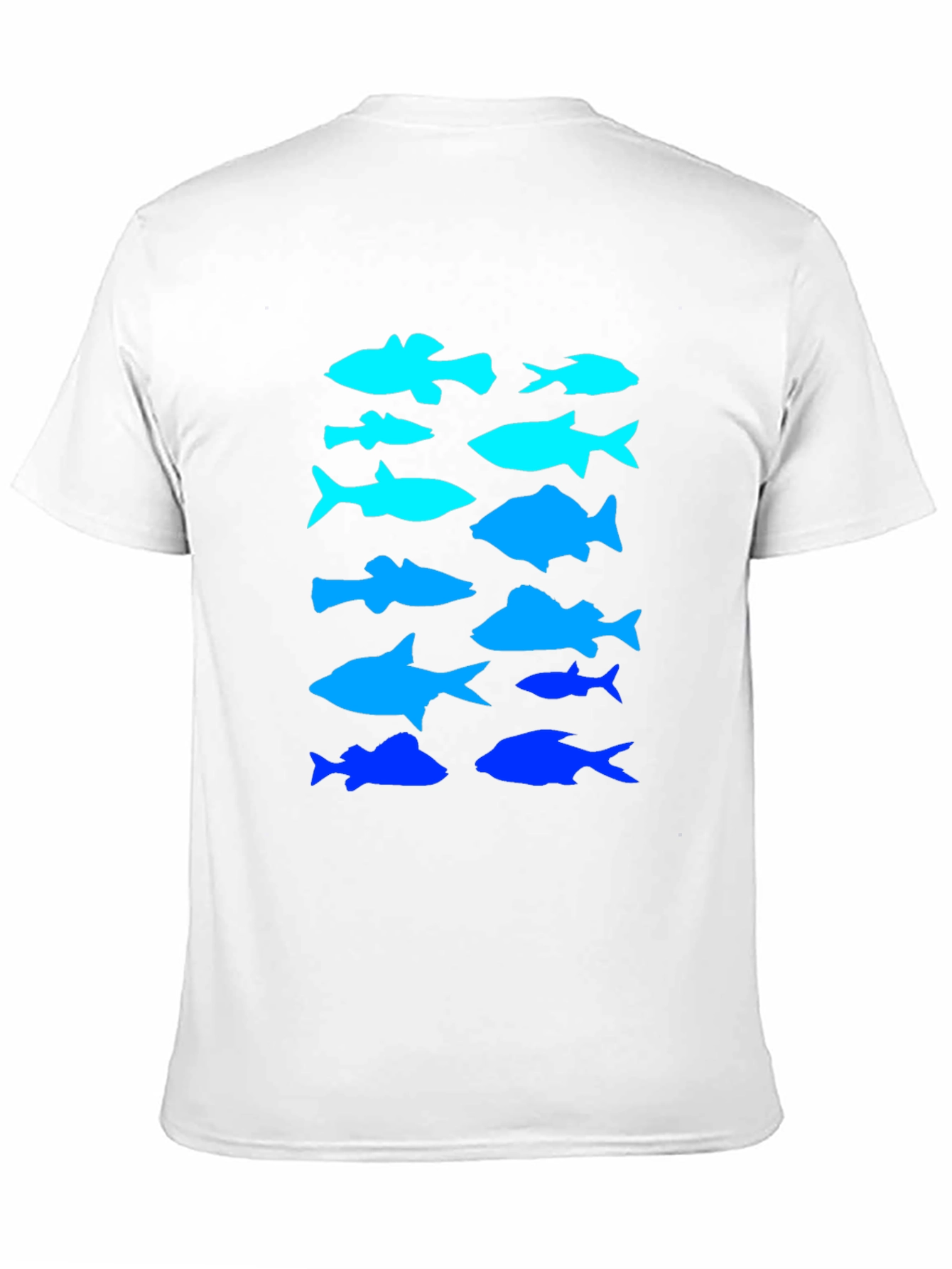 Blue Fish T-Shirt - Unique Aquatic Design