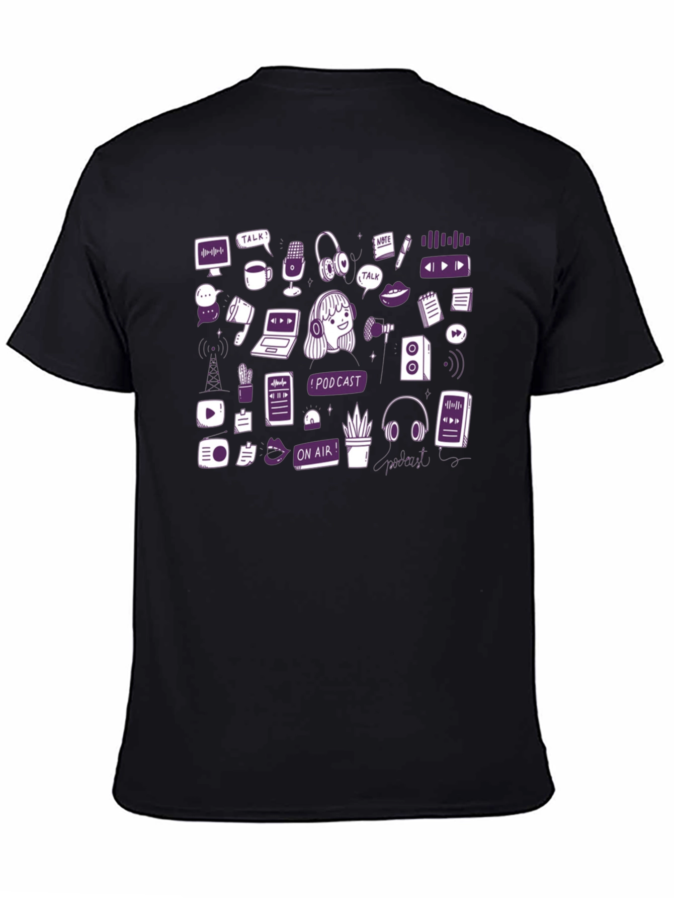 Podcast Lover Graphic T-Shirt