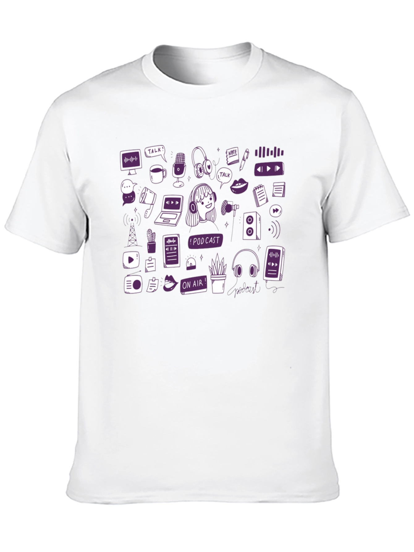 Podcast Lover Graphic T-Shirt