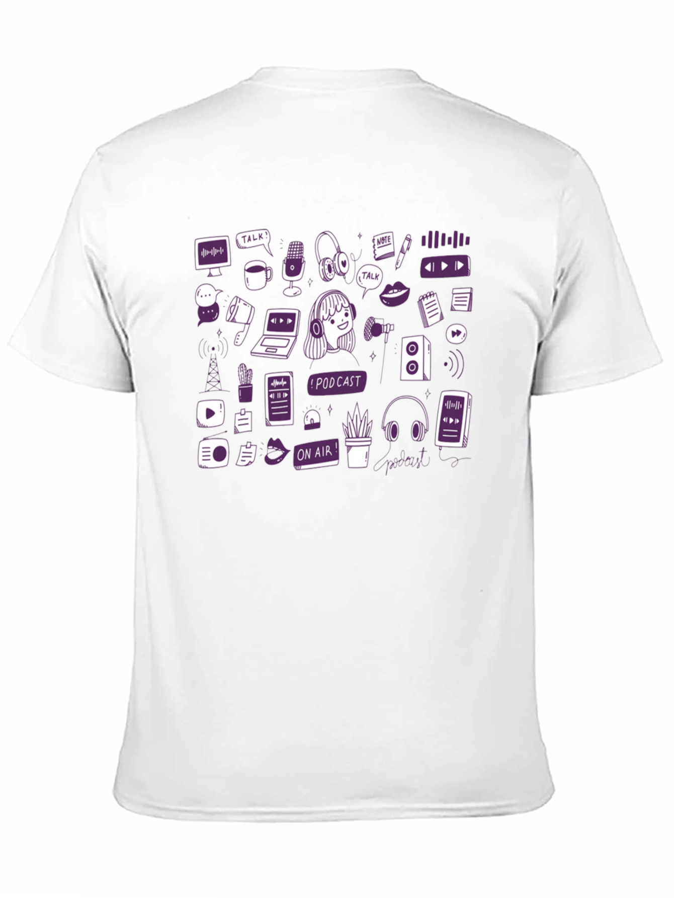 Podcast Lover Graphic T-Shirt