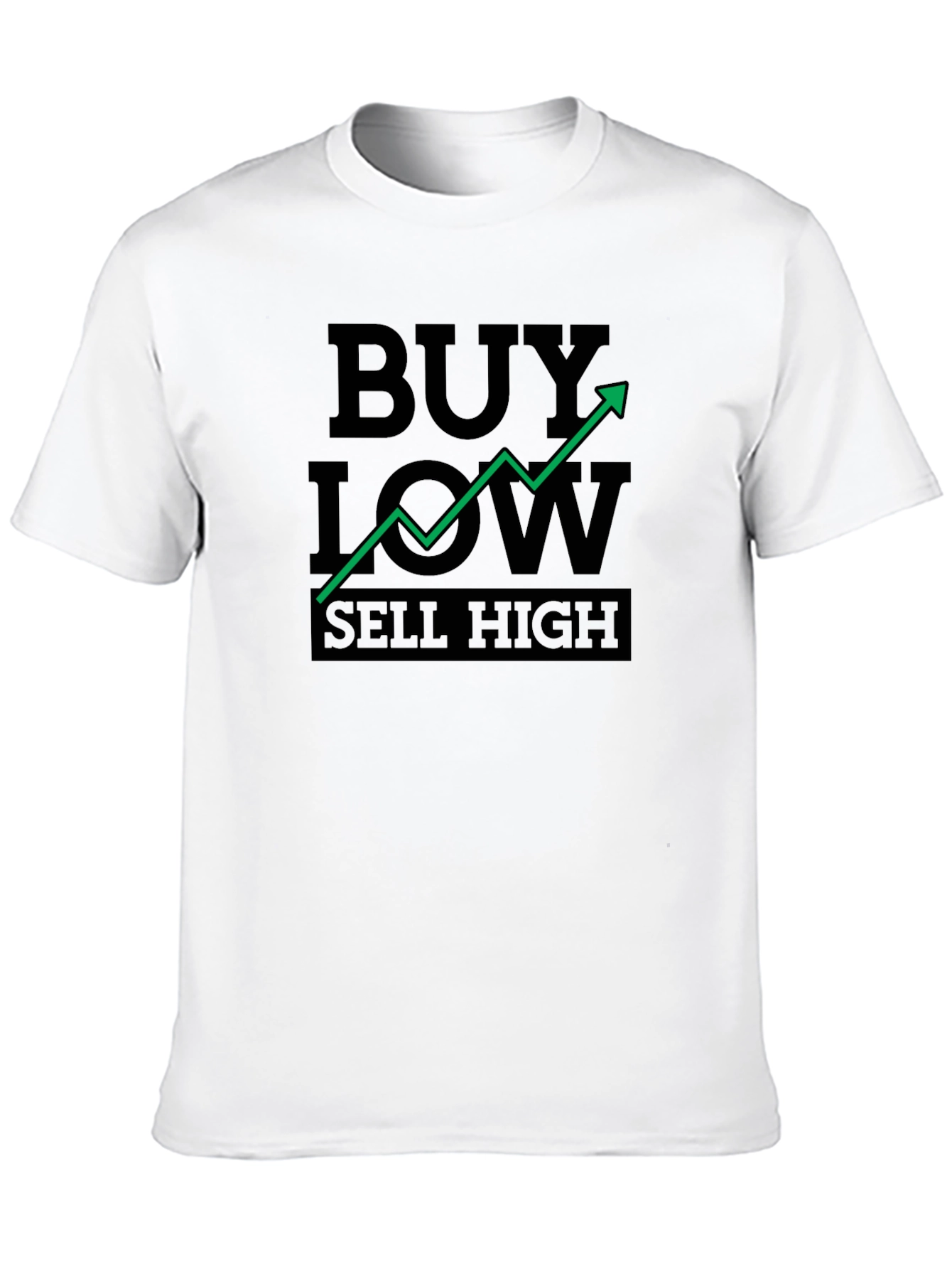 Buy Low Sell High Graphic Tee - Black