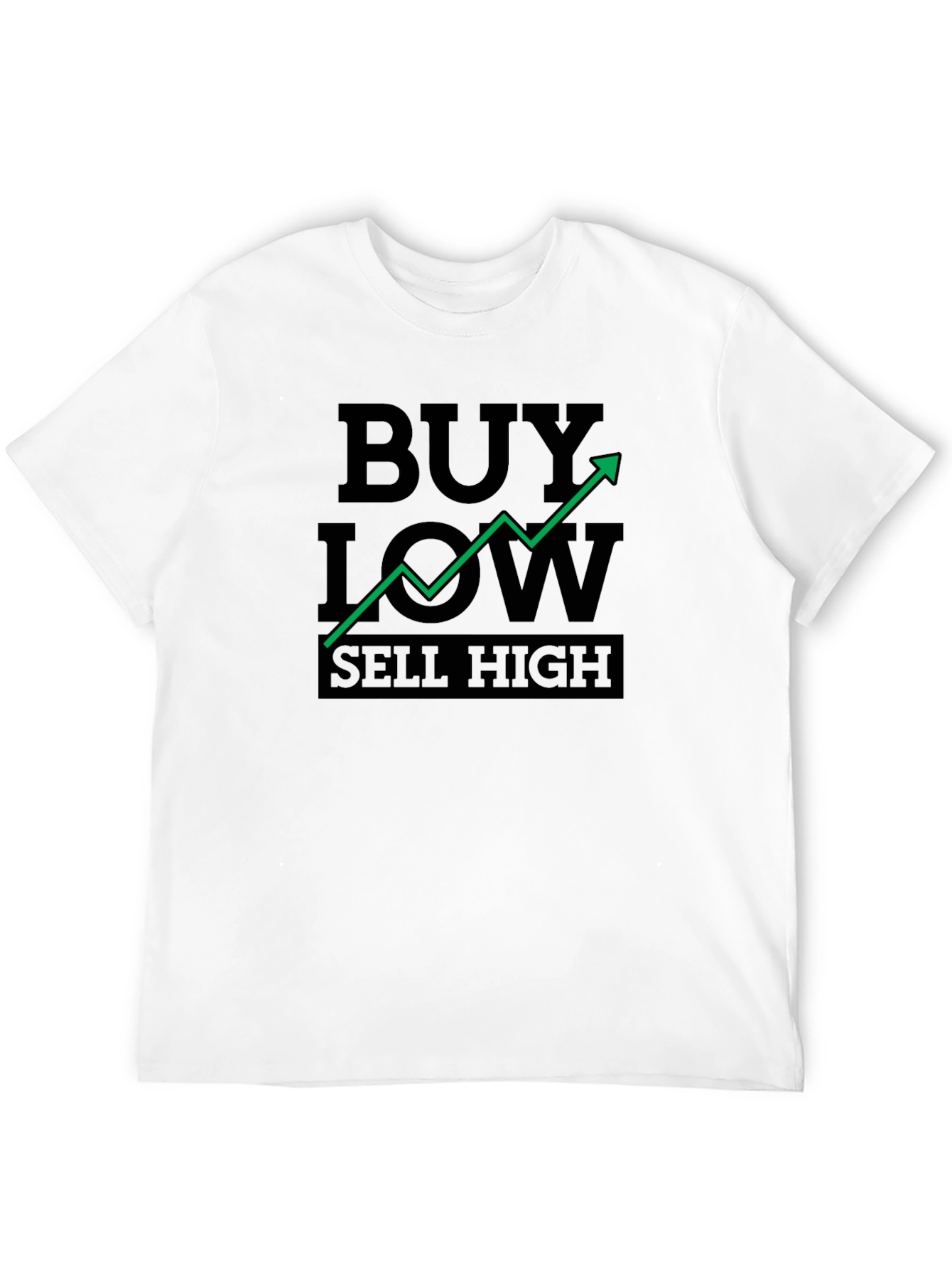 Buy Low Sell High Graphic Tee - Black