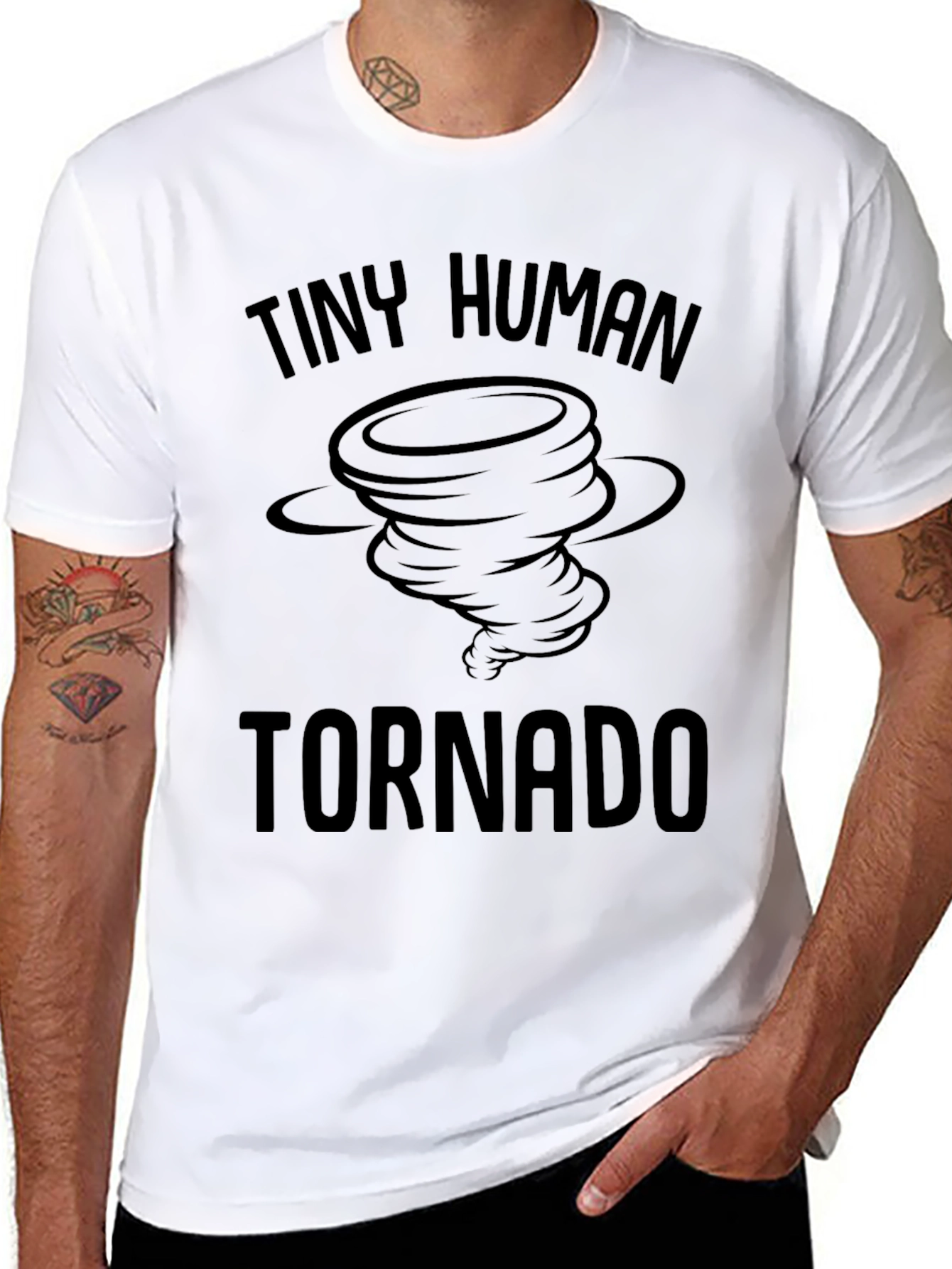 Tiny Human Tornado Graphic T-Shirt