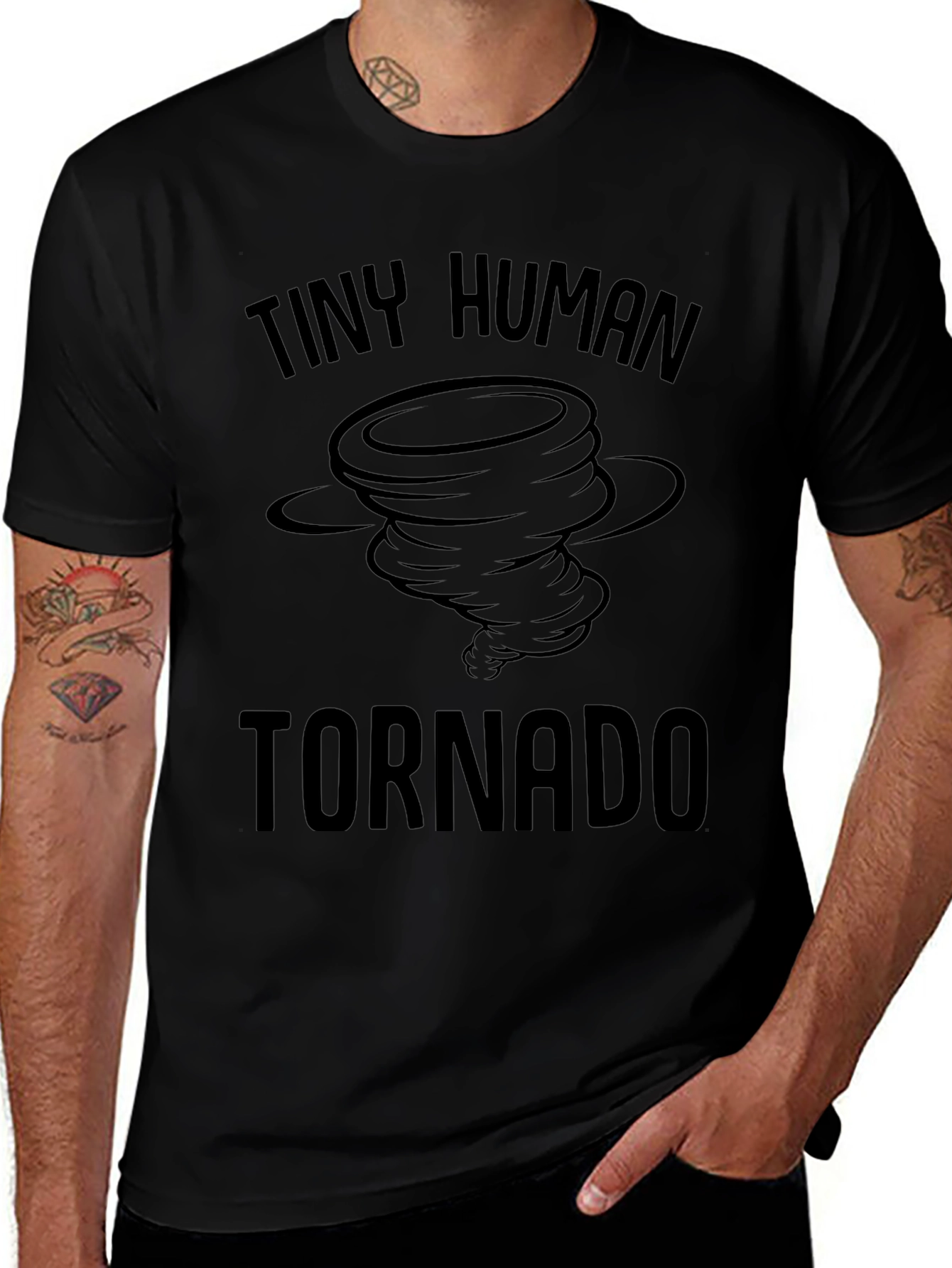 Tiny Human Tornado Graphic T-Shirt