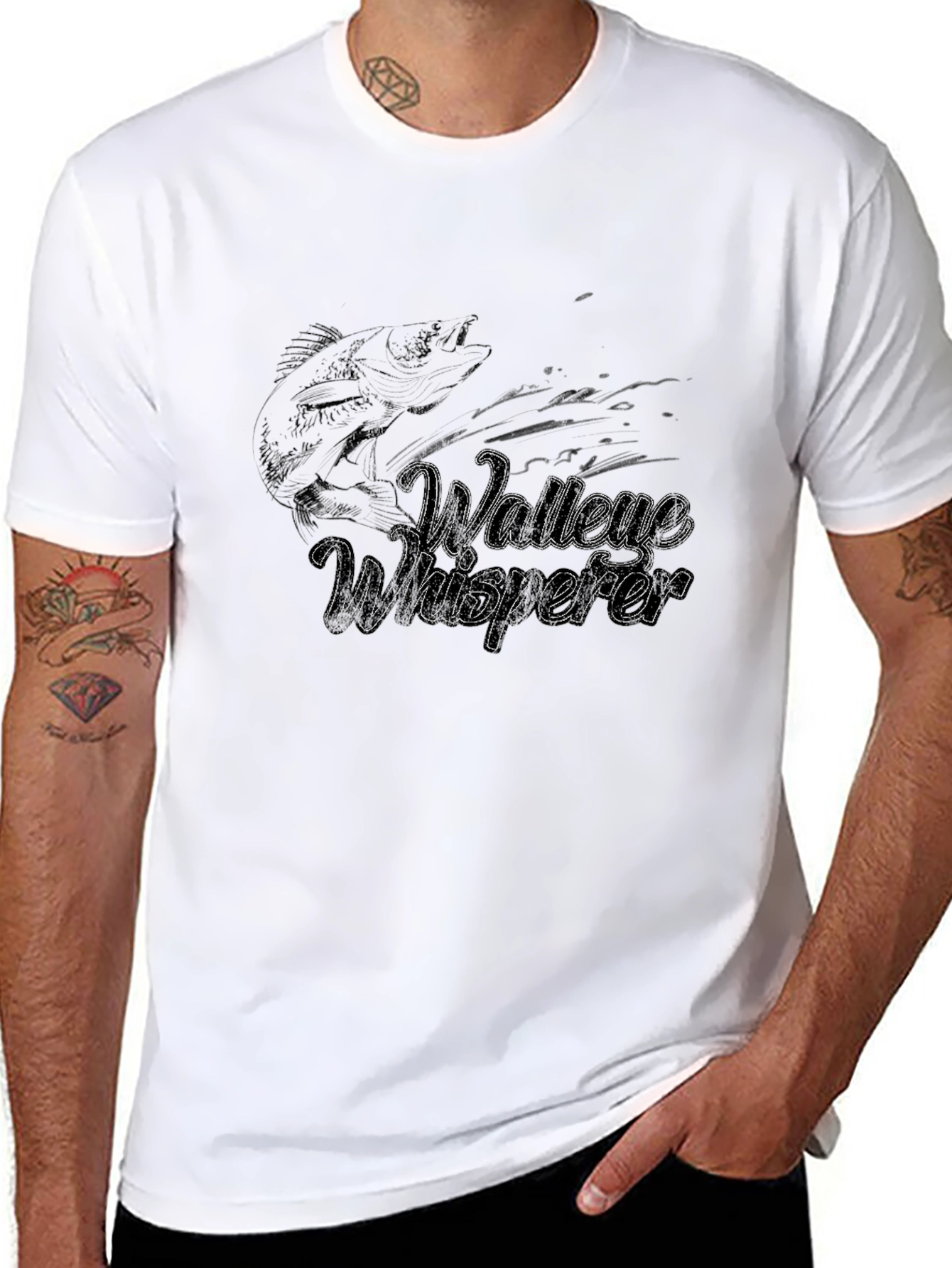 Walleye Whisperer Graphic Tee - Fishing Shirt