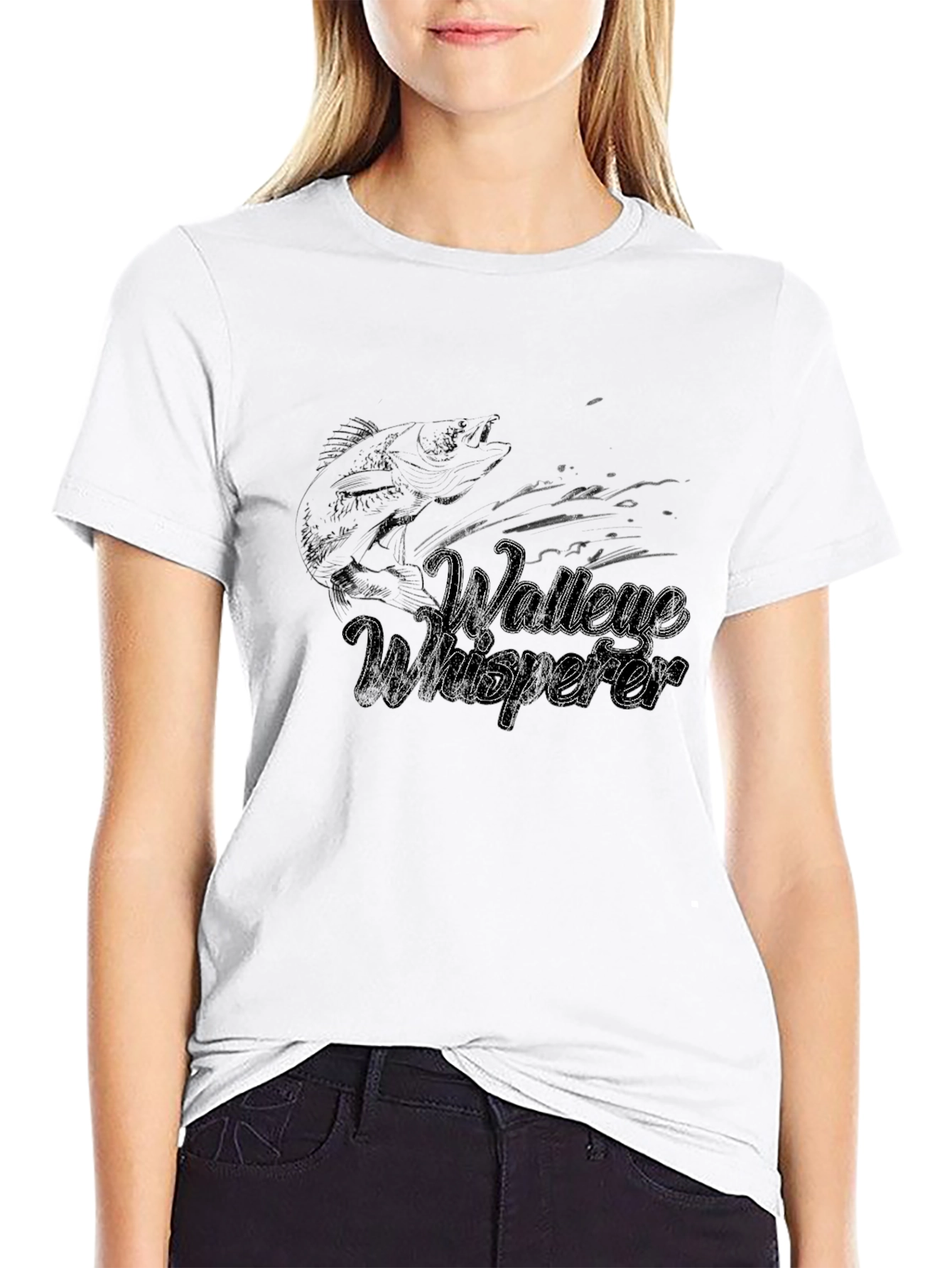 Walleye Whisperer Graphic Tee - Fishing Shirt