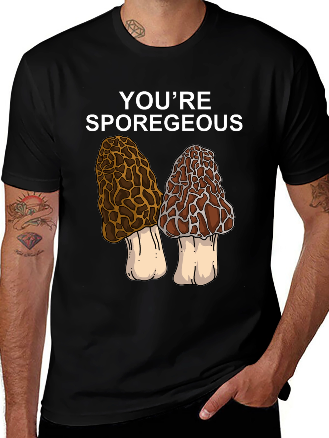 Youre Sporegeous Mushroom Graphic T-Shirt