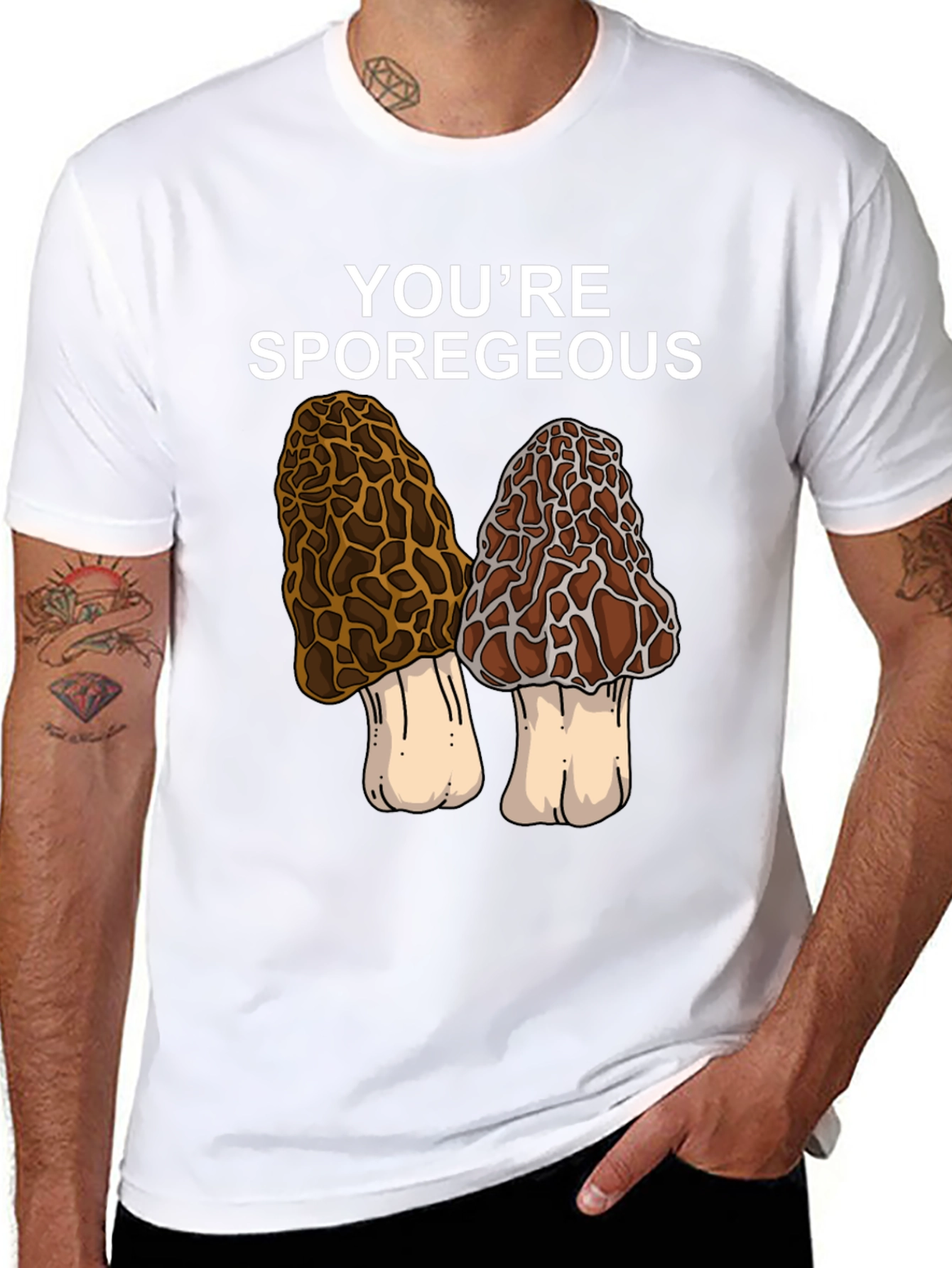 Youre Sporegeous Mushroom Graphic T-Shirt