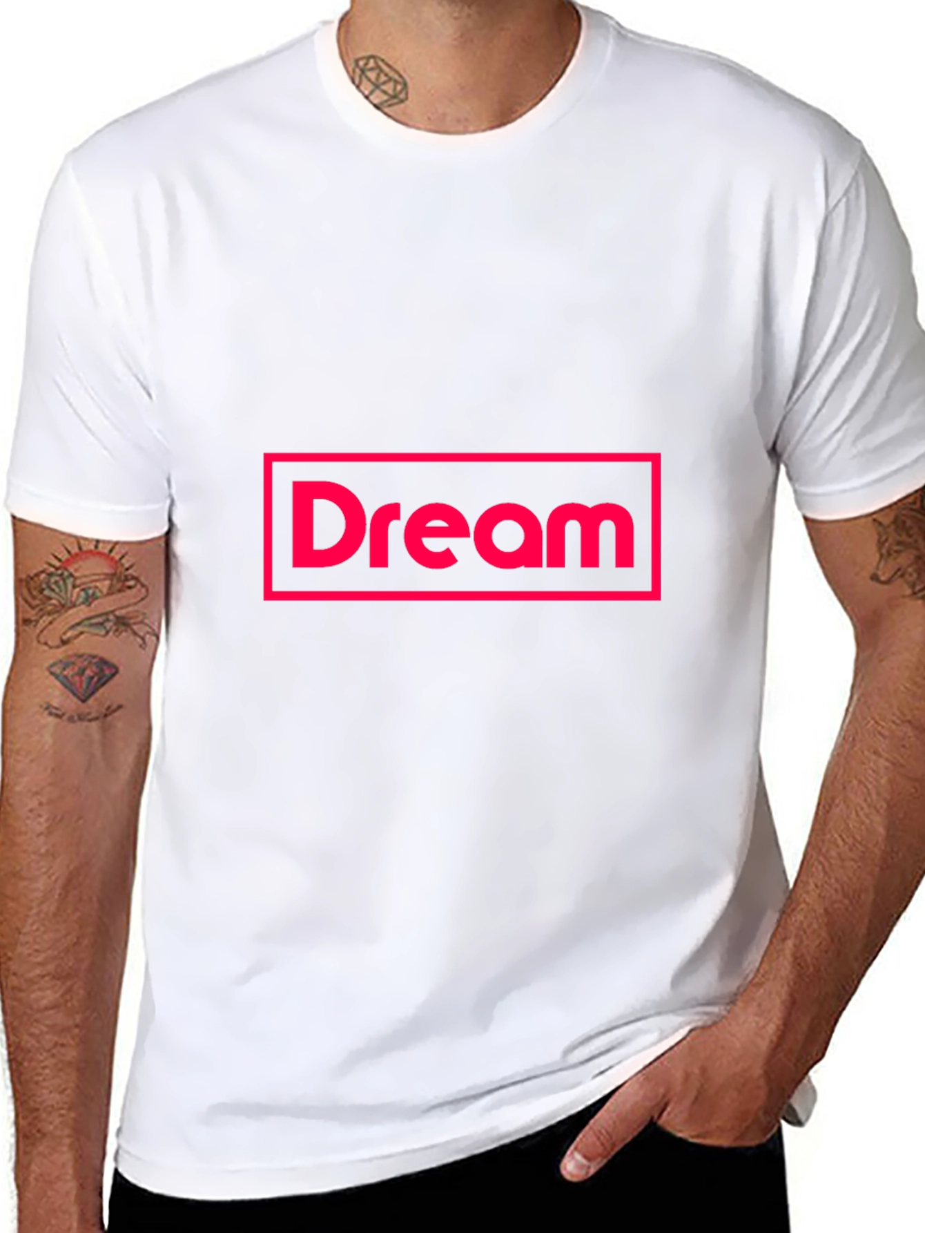 Dream Logo T-Shirt - Black Cotton Blend