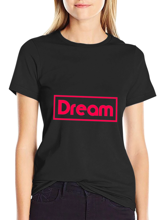Dream Logo T-Shirt - Black Cotton Blend