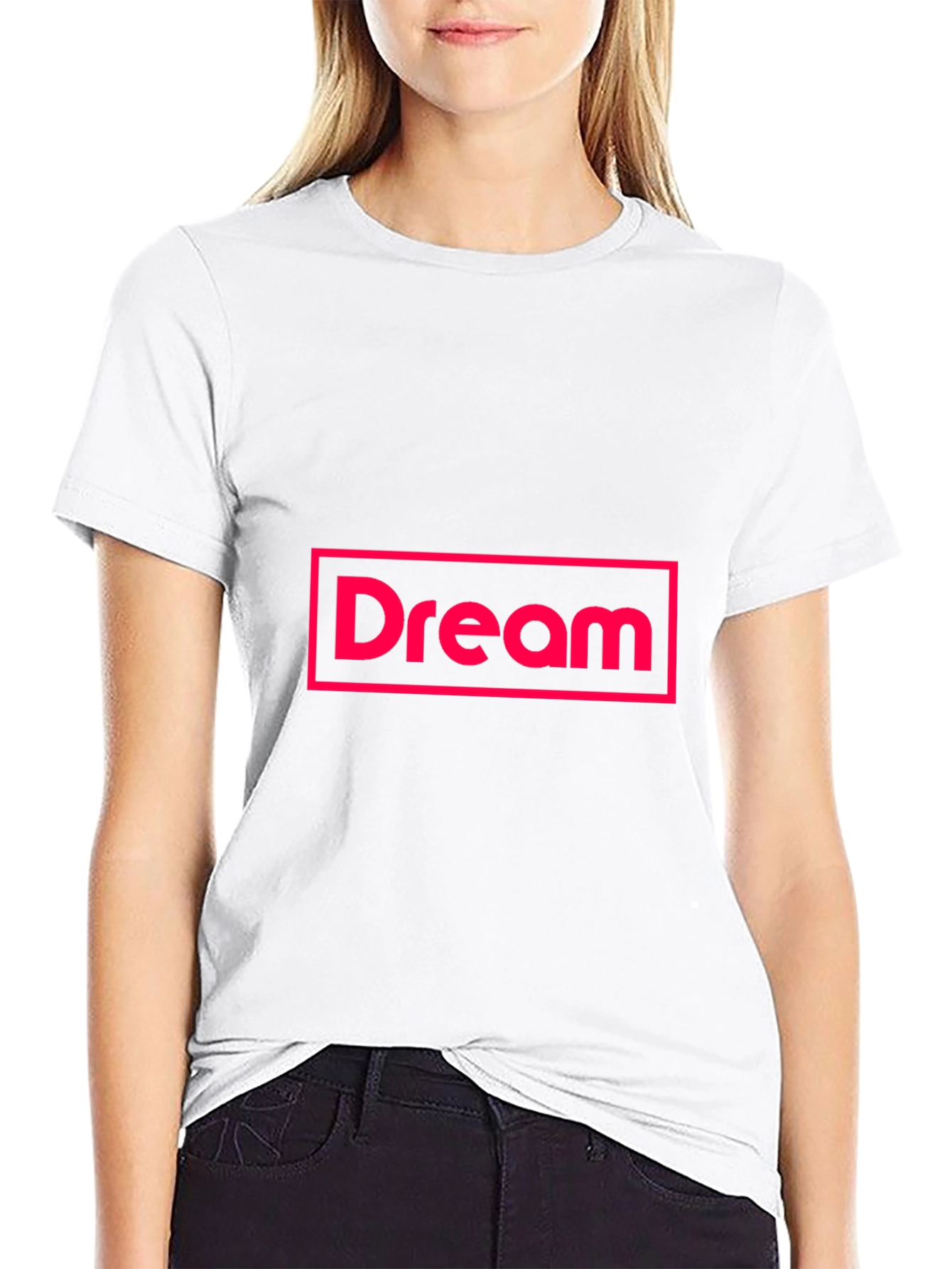 Dream Logo T-Shirt - Black Cotton Blend