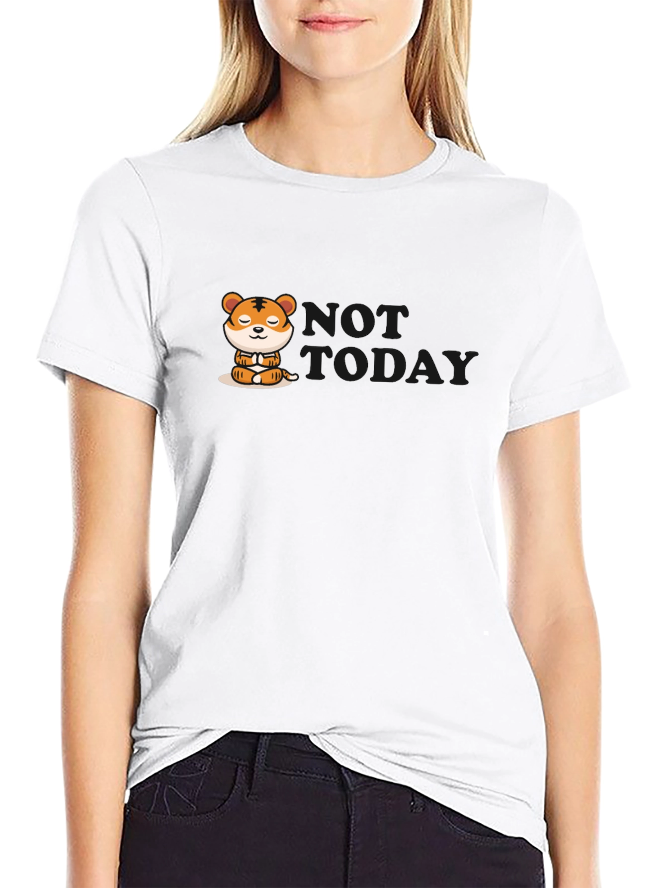 Zen Tiger Graphic Tee - Relaxed Vibe