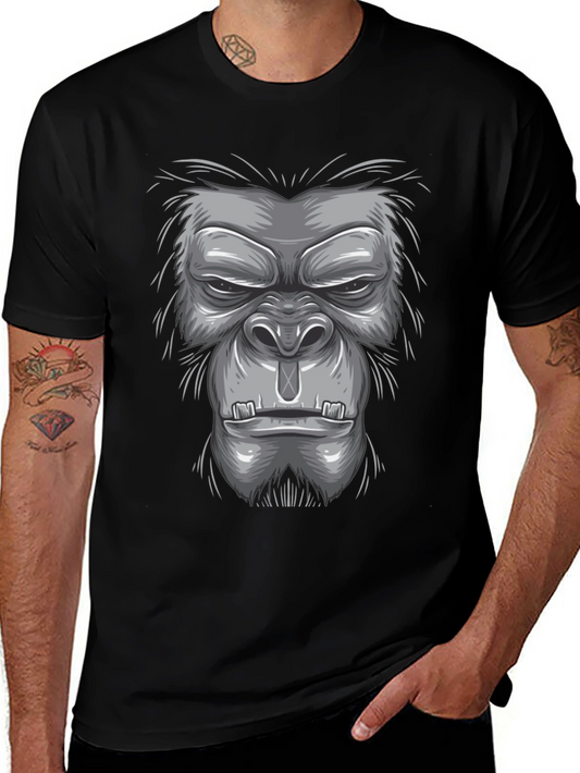 Gorilla Graphic Tee - Bold Animal Design