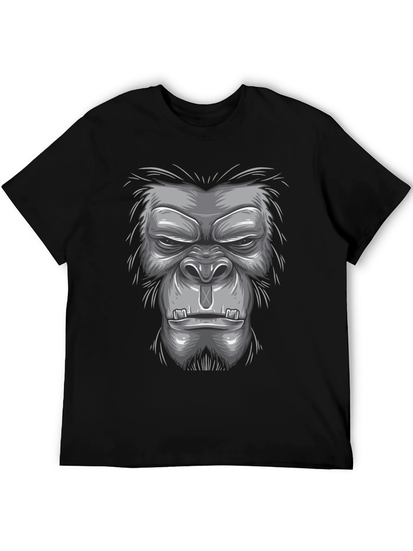 Gorilla Graphic Tee - Bold Animal Design