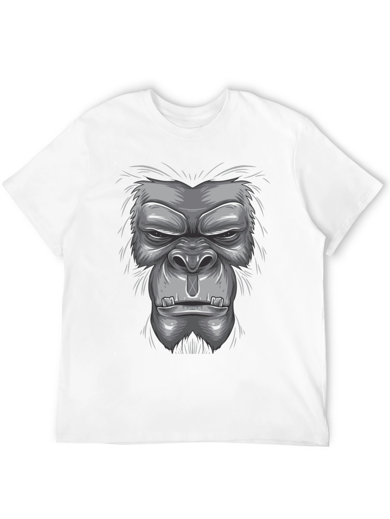 Gorilla Graphic Tee - Bold Animal Design