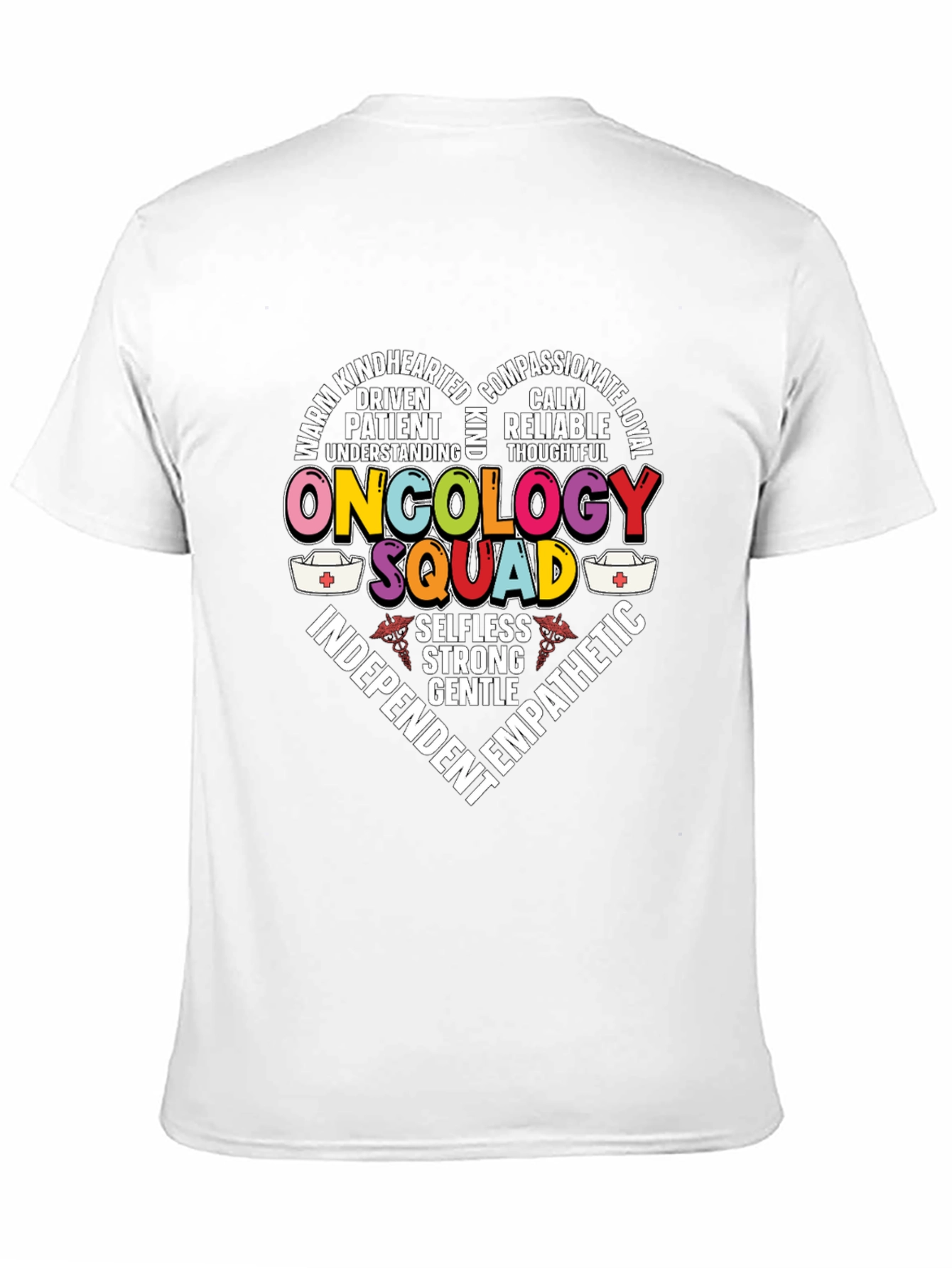 Oncology Squad Heart Graphic T-Shirt