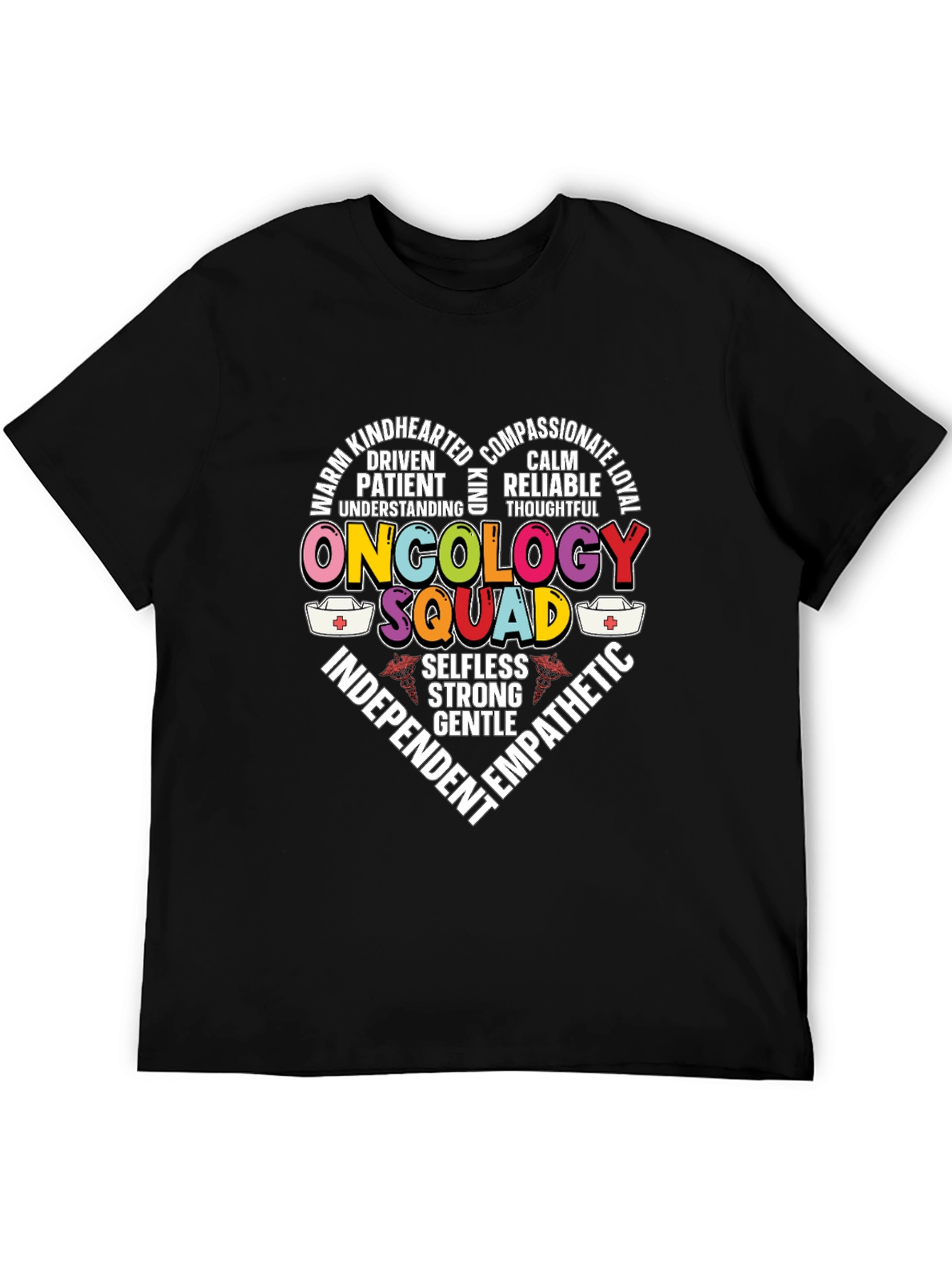 Oncology Squad Heart Graphic T-Shirt