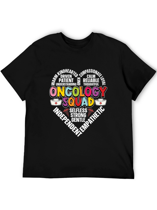 Oncology Squad Heart Graphic T-Shirt