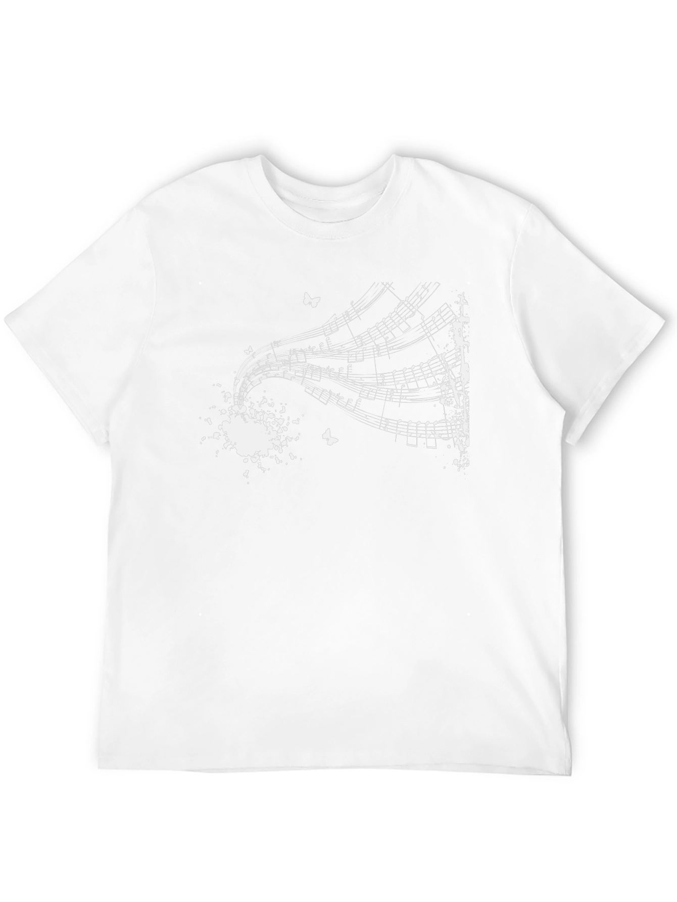 Musical Notes Graphic T-Shirt