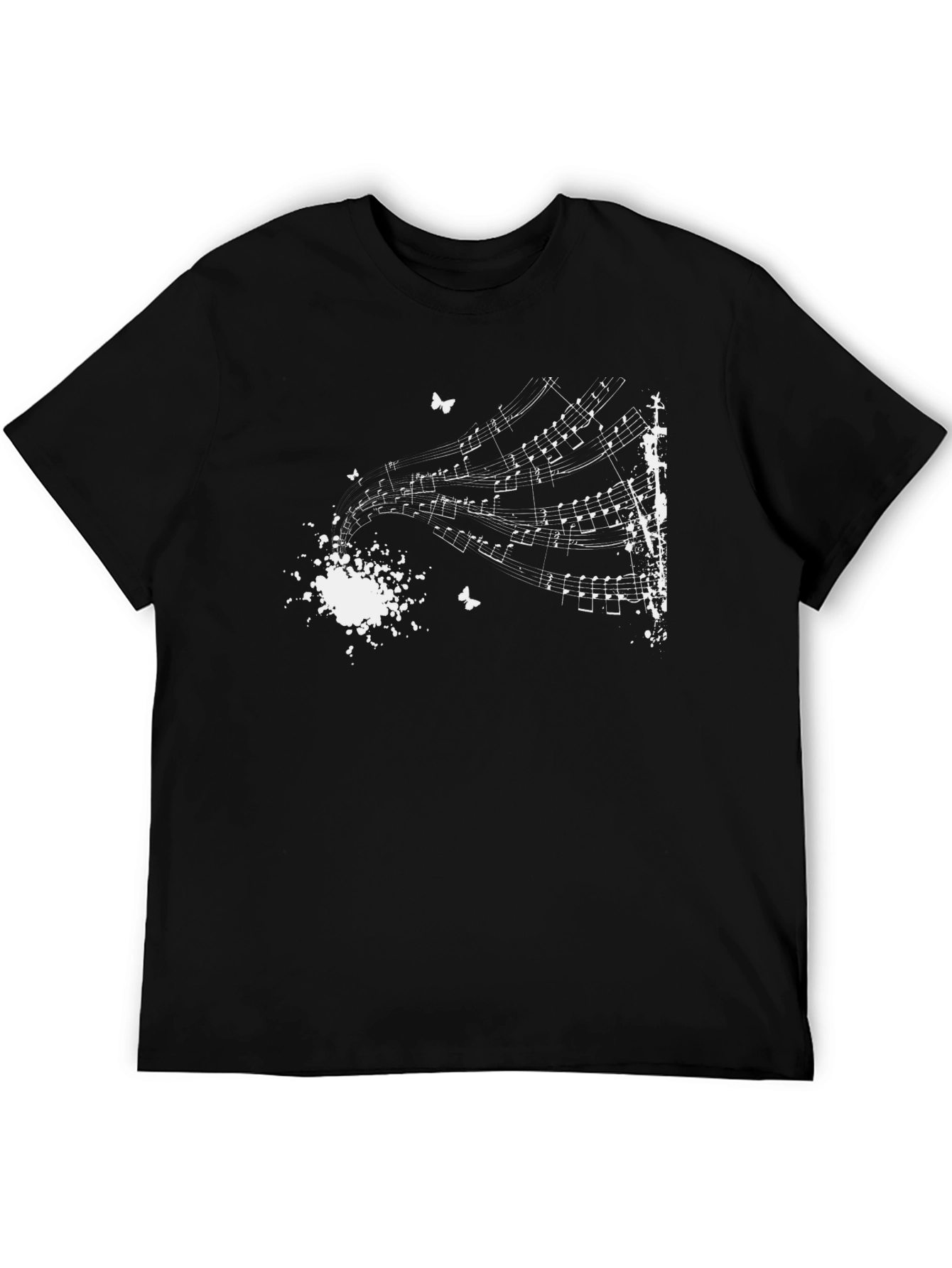 Musical Notes Graphic T-Shirt