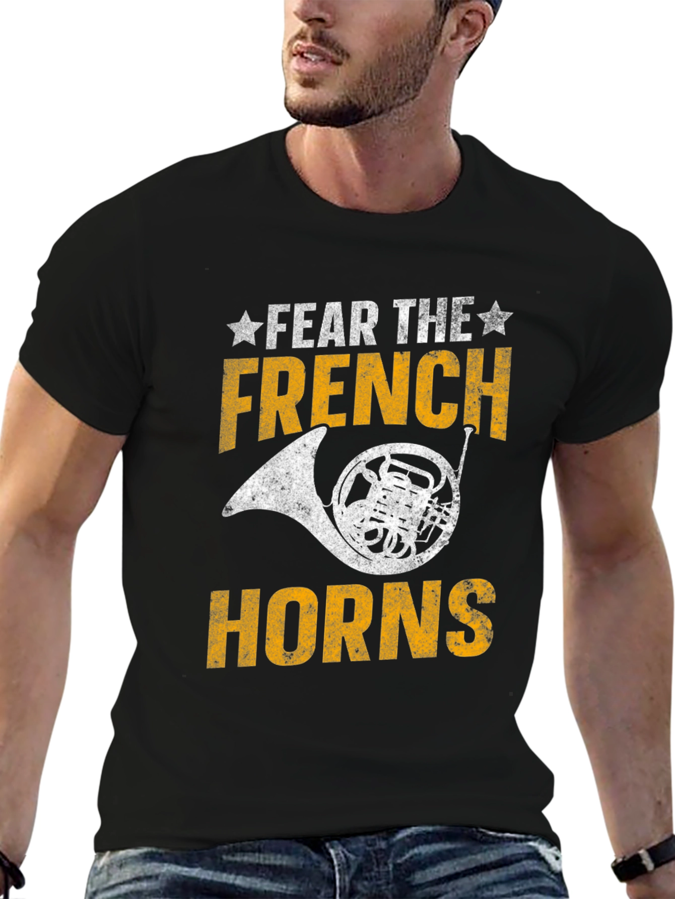Fear the French Horns Graphic T-Shirt