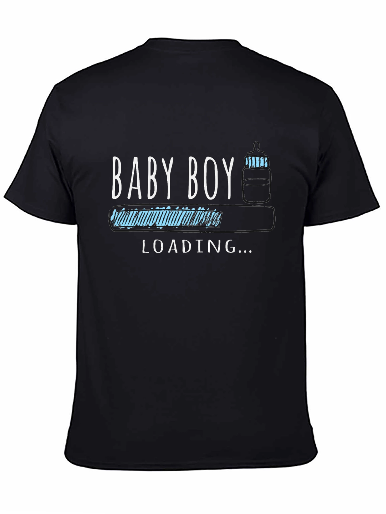 Baby Boy Loading T-Shirt - Expecting Dad Tee