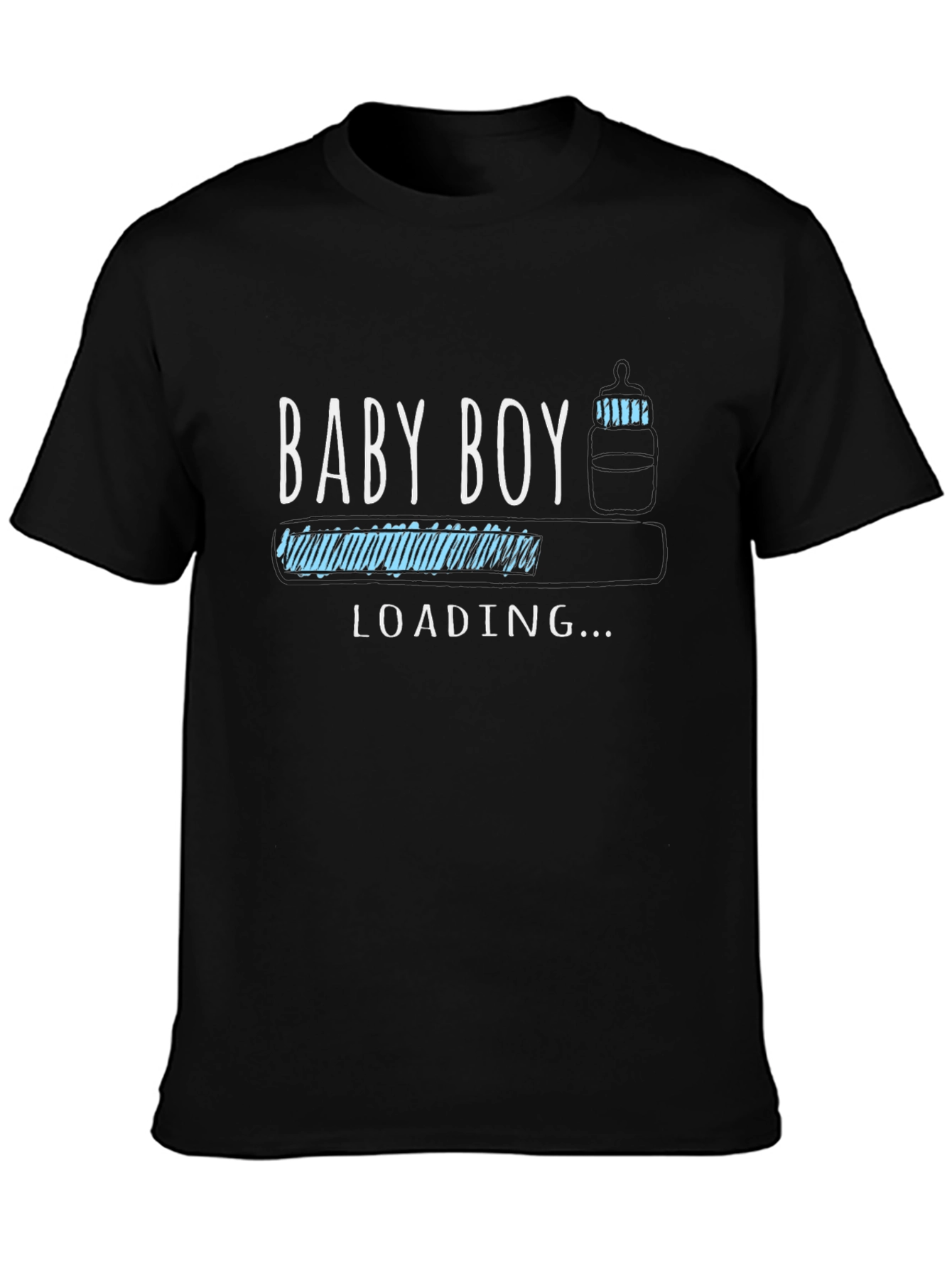 Baby Boy Loading T-Shirt - Expecting Dad Tee
