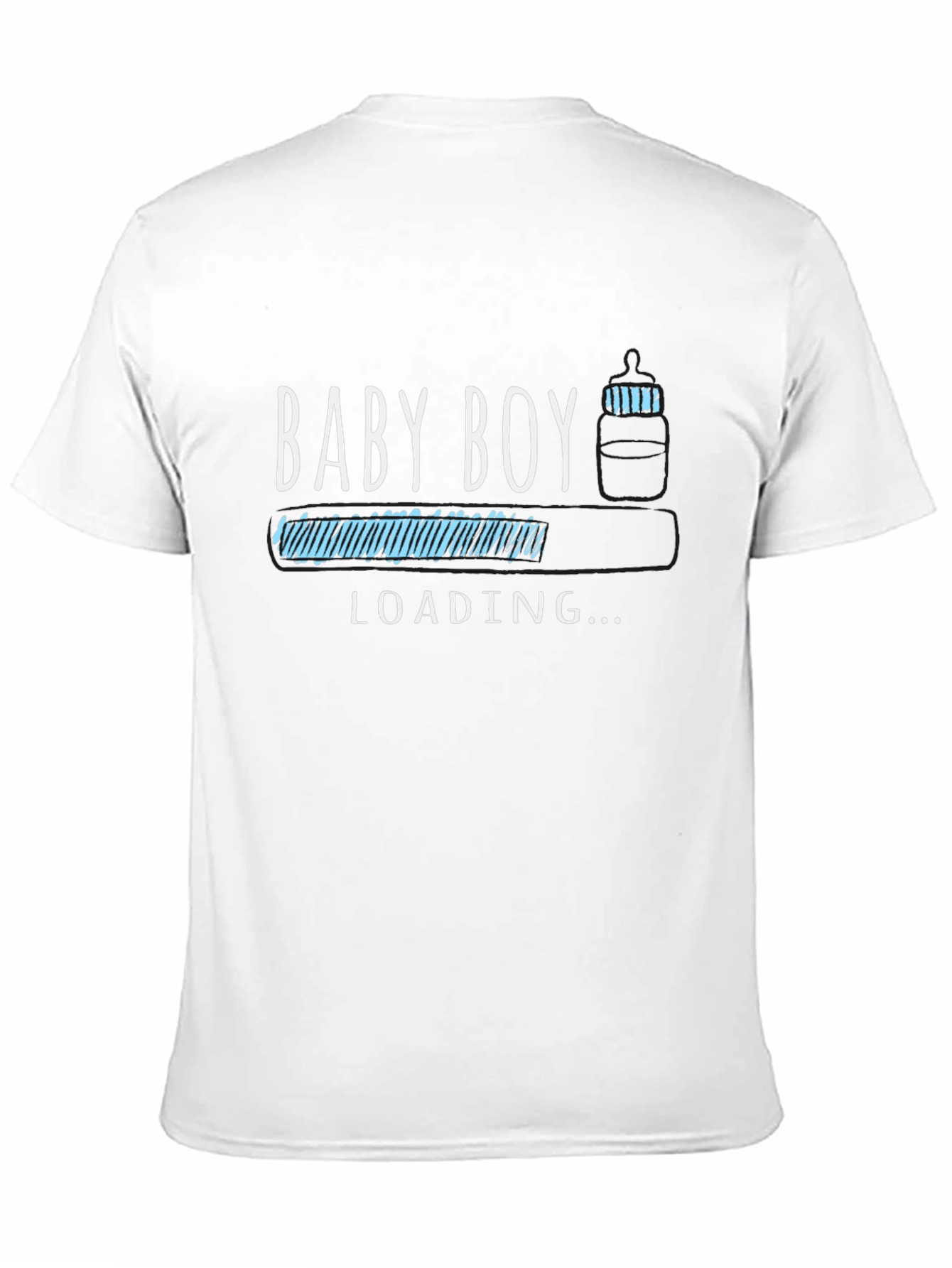 Baby Boy Loading T-Shirt - Expecting Dad Tee
